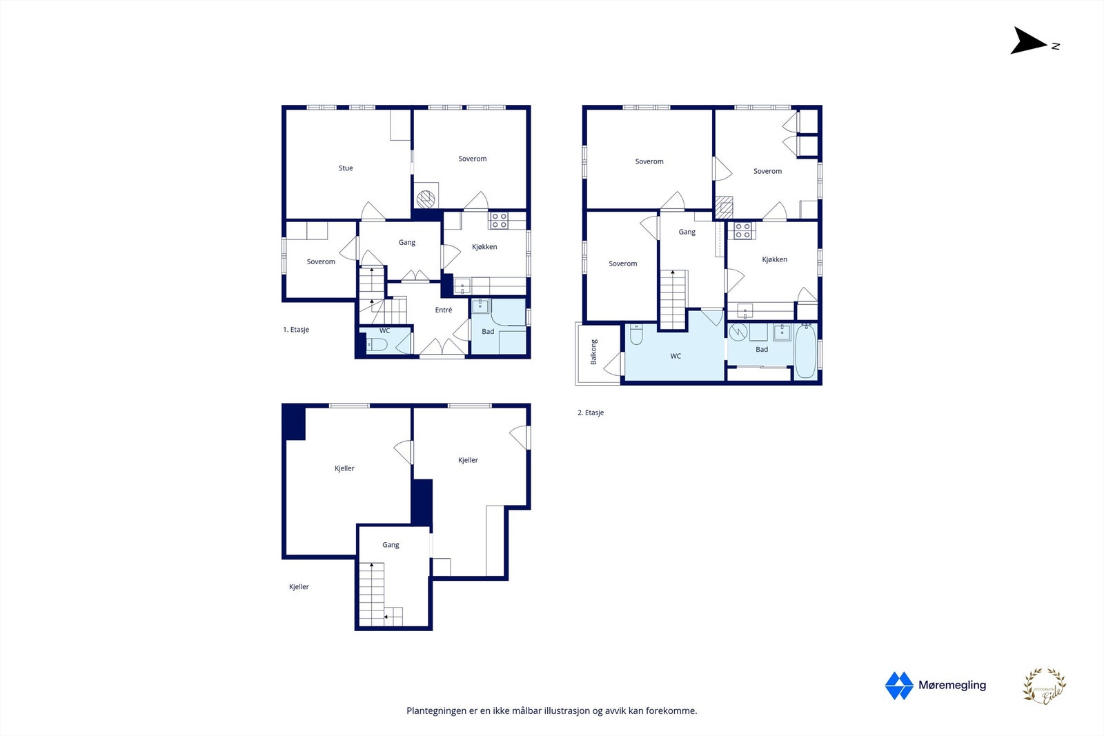 Plantegning Galleribilde