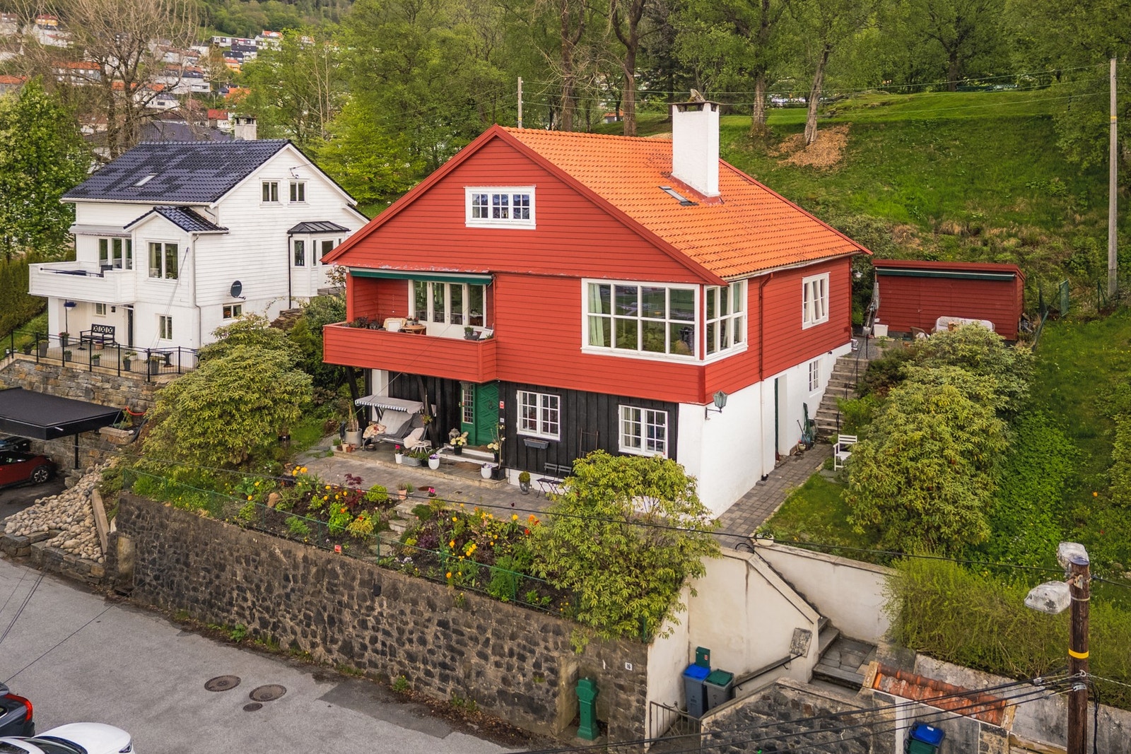 På Langhaugen kombineres det urbane og bynære med det frodige og landlige. Galleribilde