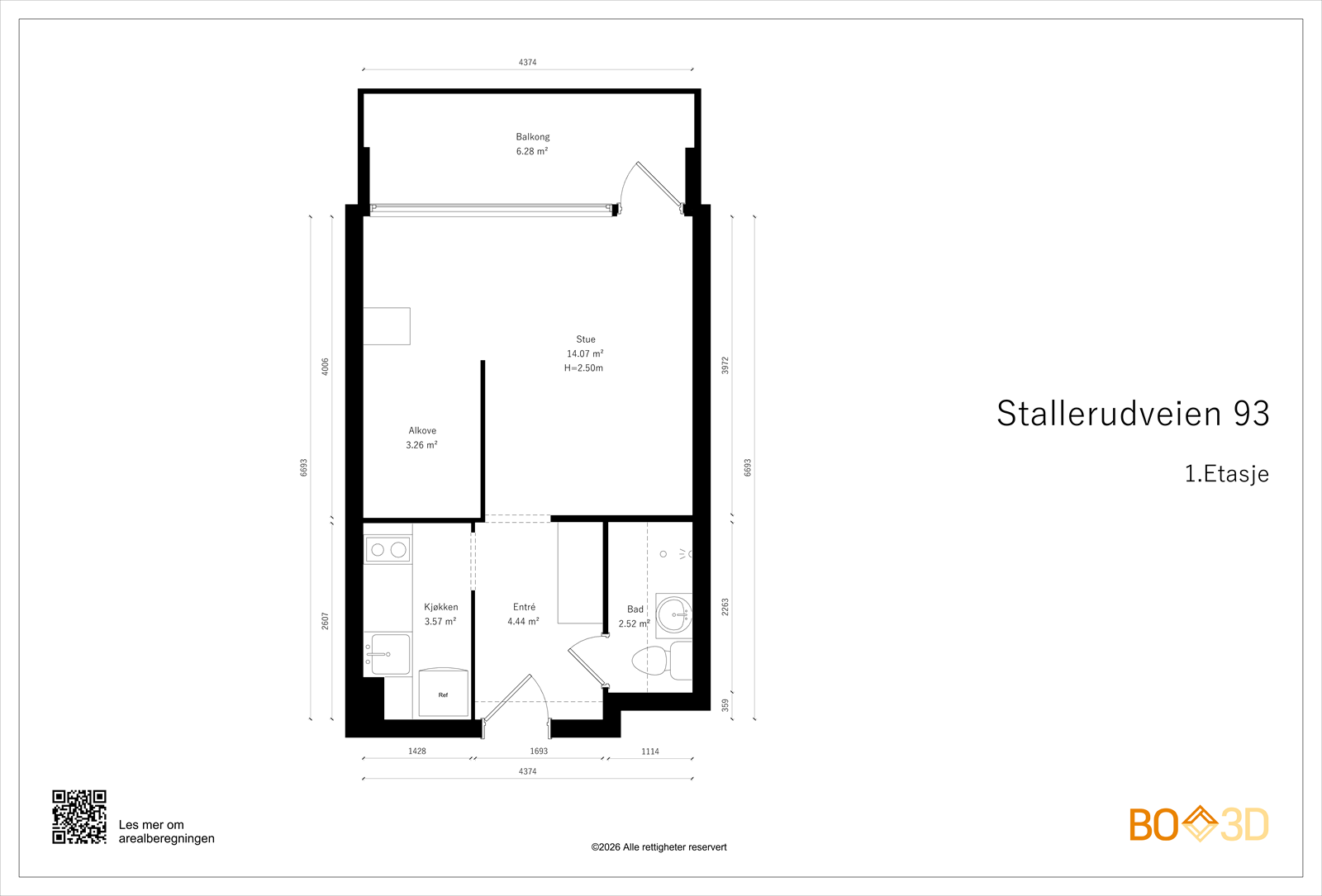 Plantegning Galleribilde