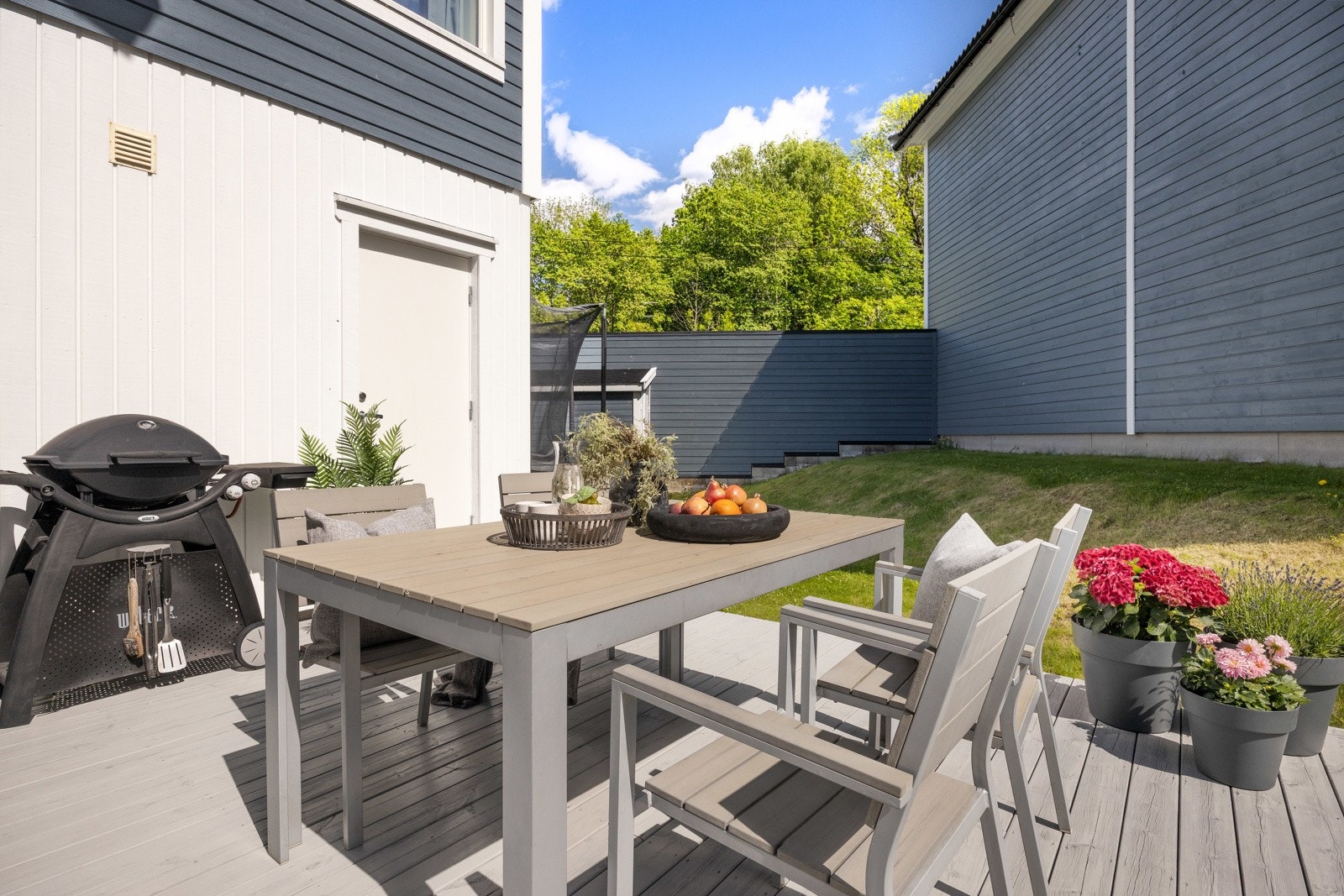 Koselig terrasse Galleribilde