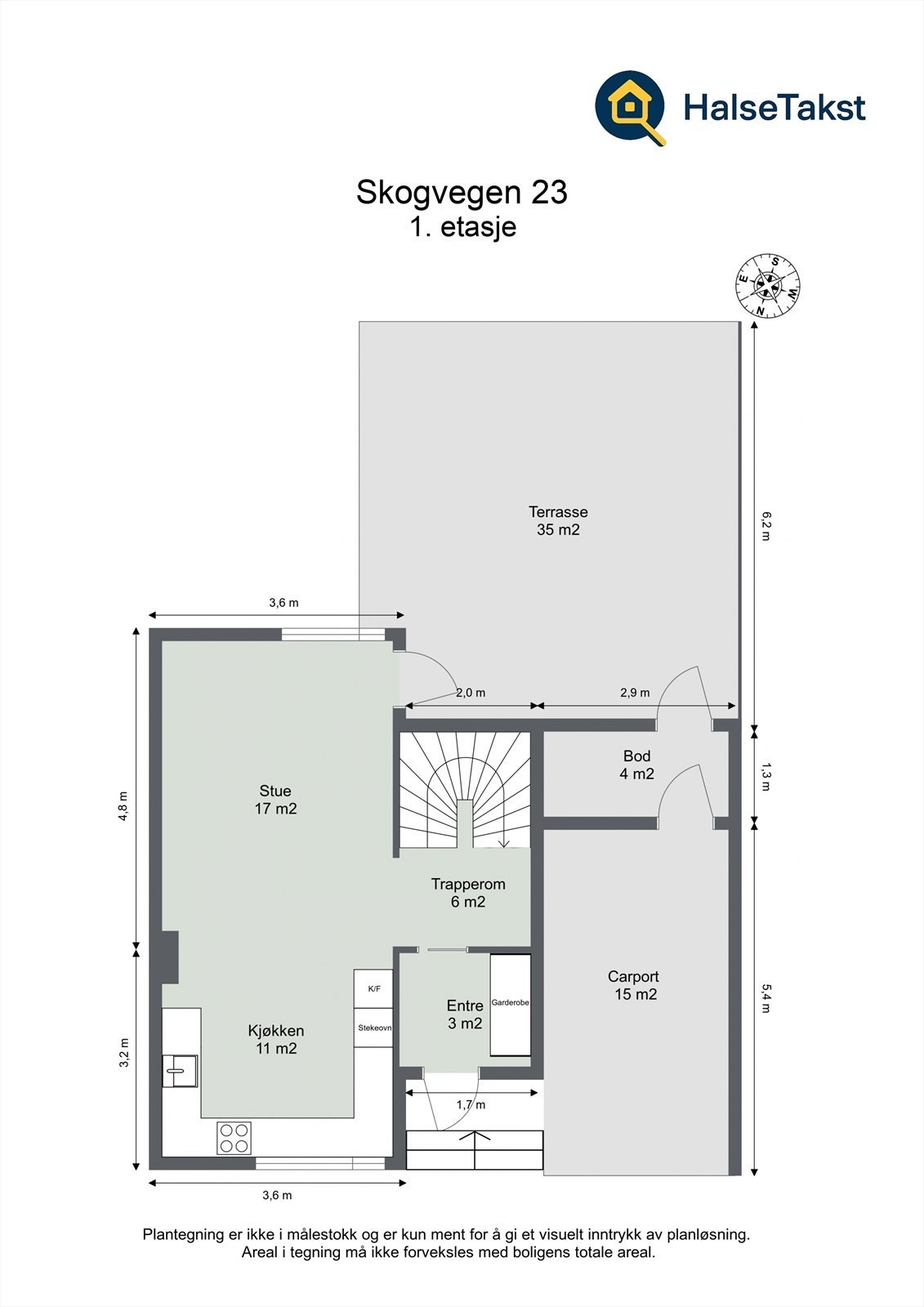 Planskisse 1. etasje Galleribilde