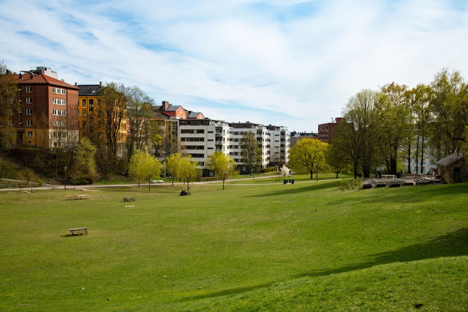 Det er flere flott parker i nærheten av leiligheten, her Iladalen. Galleribilde