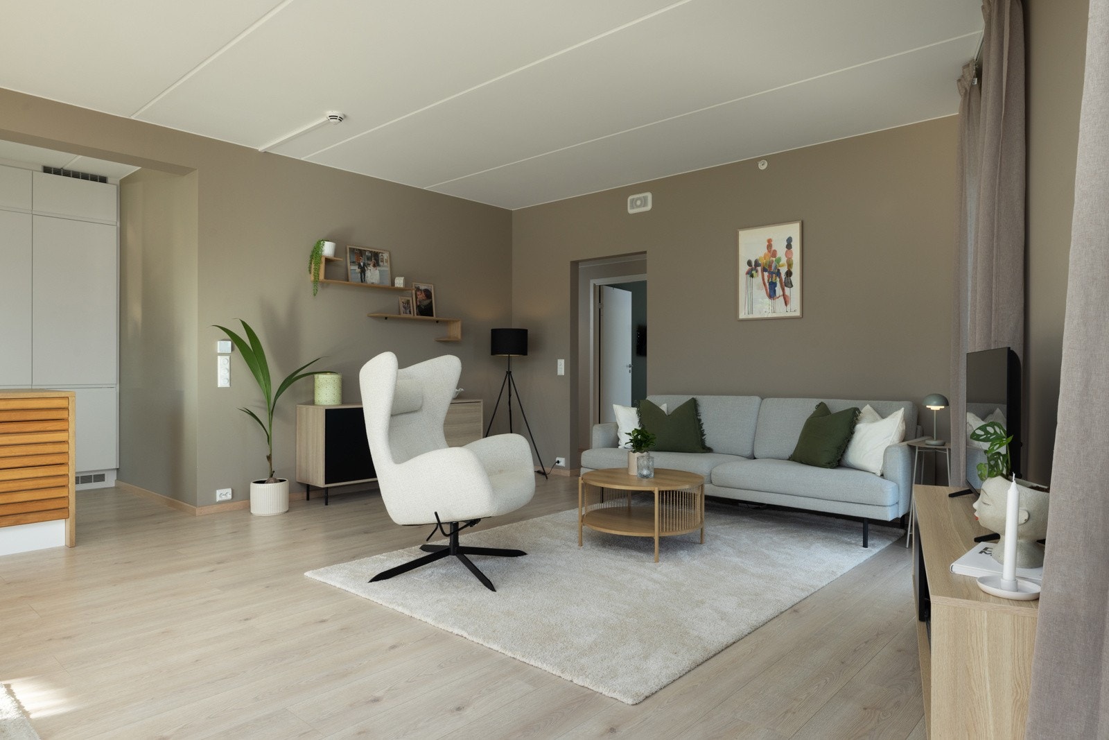 God plass til en hyggelig sofakrok. Galleribilde