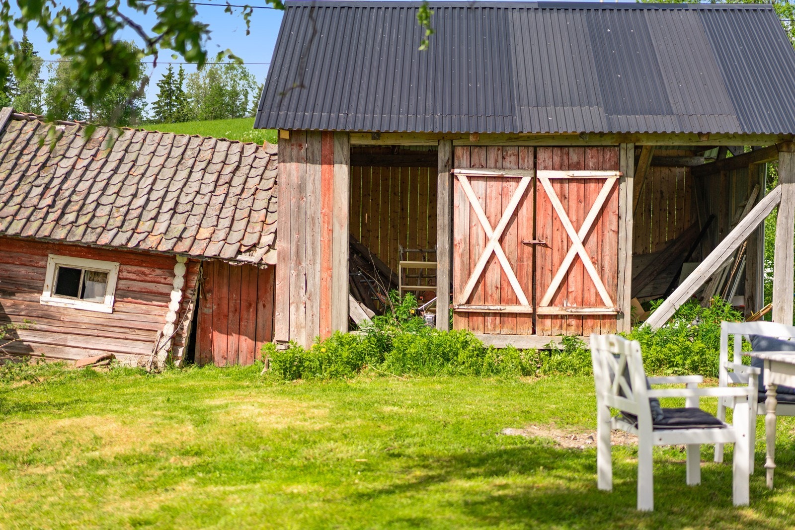 Det mangler ikke på sjarm i et skakt uthus. Galleribilde