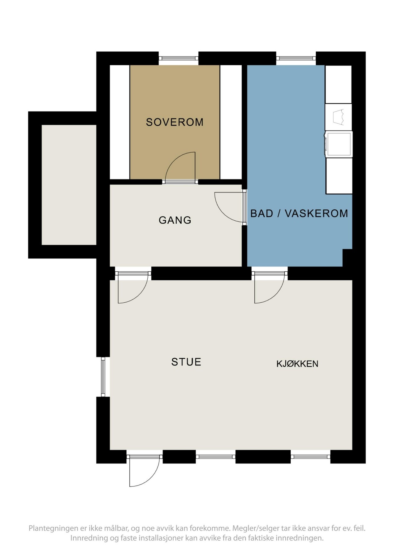 Plantegning Galleribilde