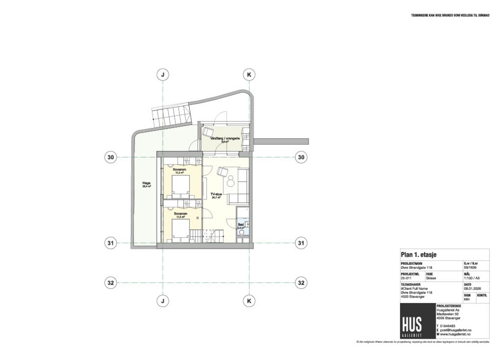 Ny plantegning 1. etasje Galleribilde