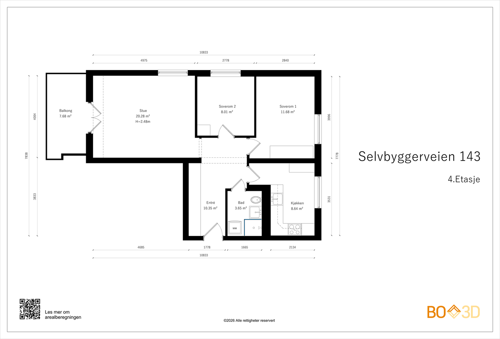 Plantegning Galleribilde