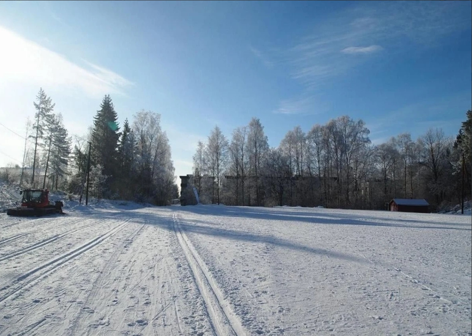 Her har man tilgang til hele løypenettet i nordmarka. Galleribilde