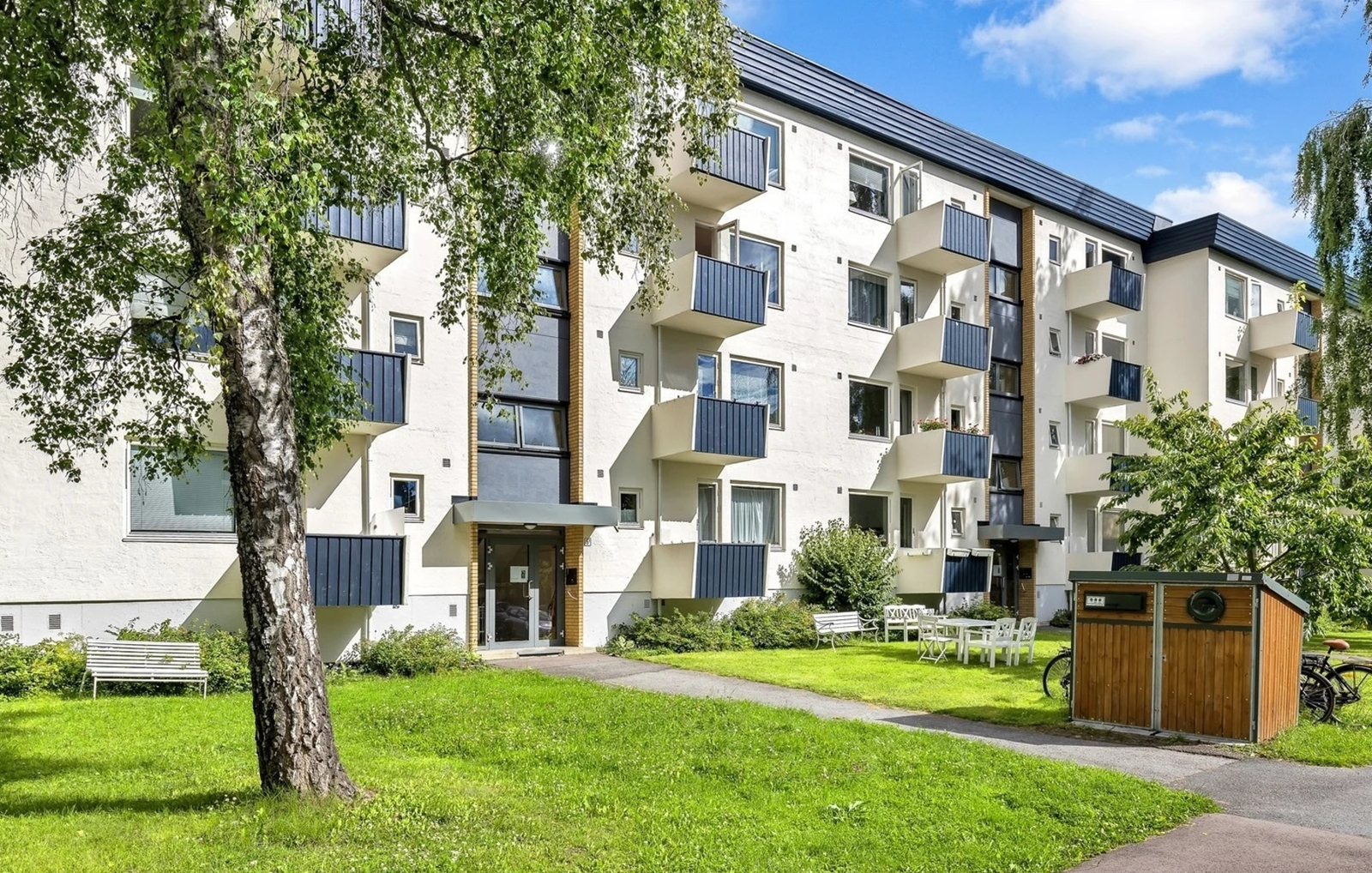 Pent opparbeidet fasade. Galleribilde