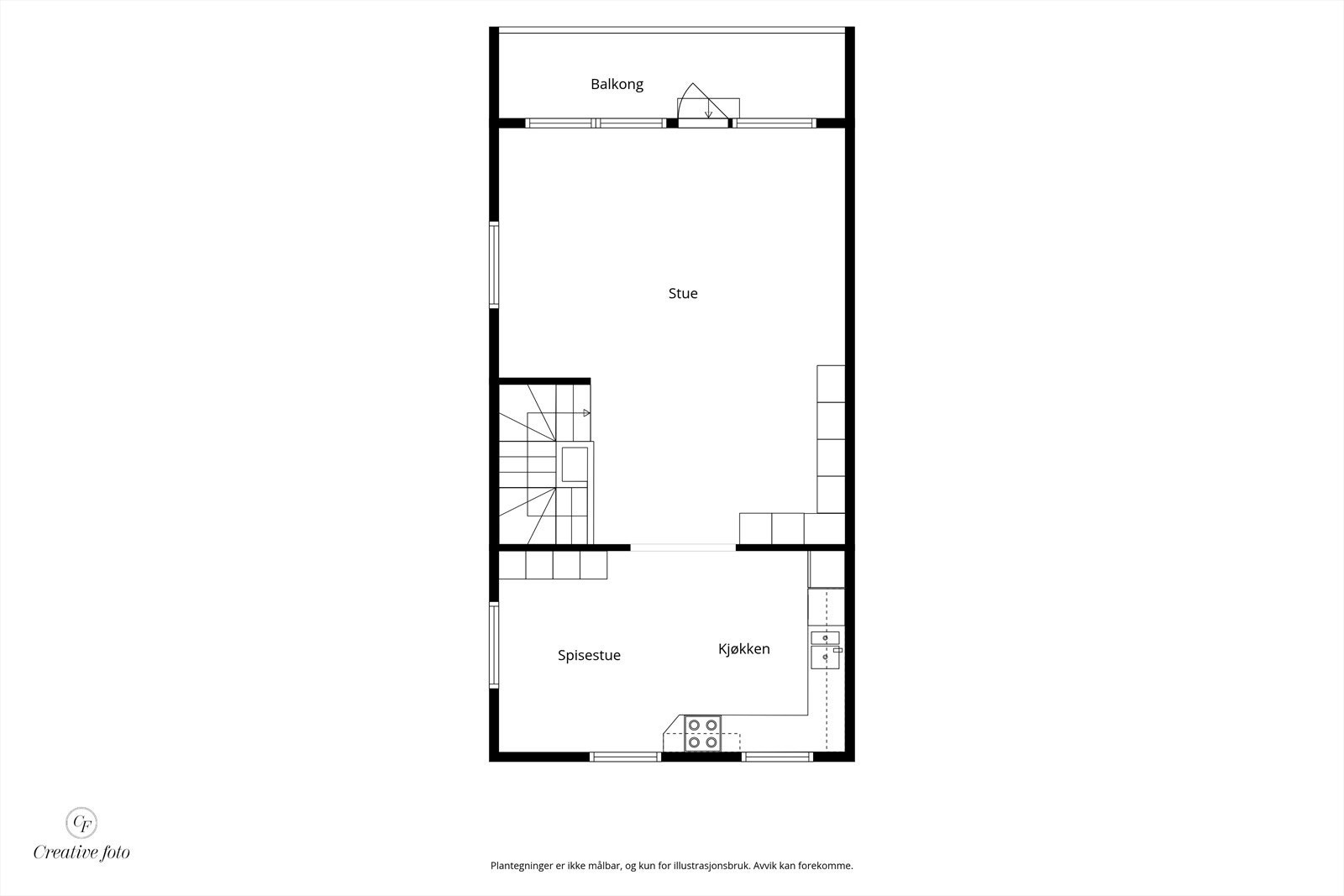 Plantegning 2.etg. Galleribilde