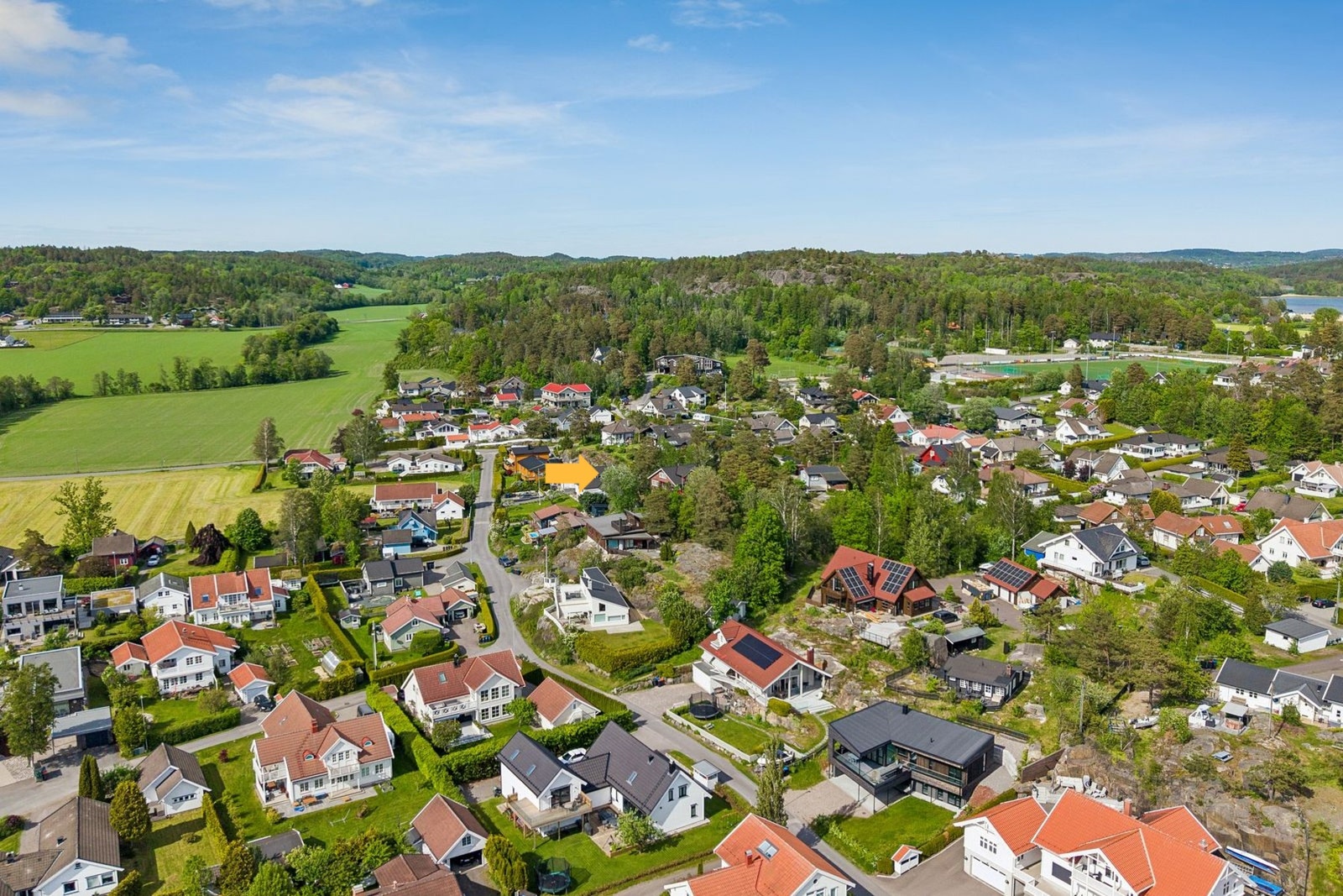 Hytta ligger fint til på populære Solløkka! Galleribilde