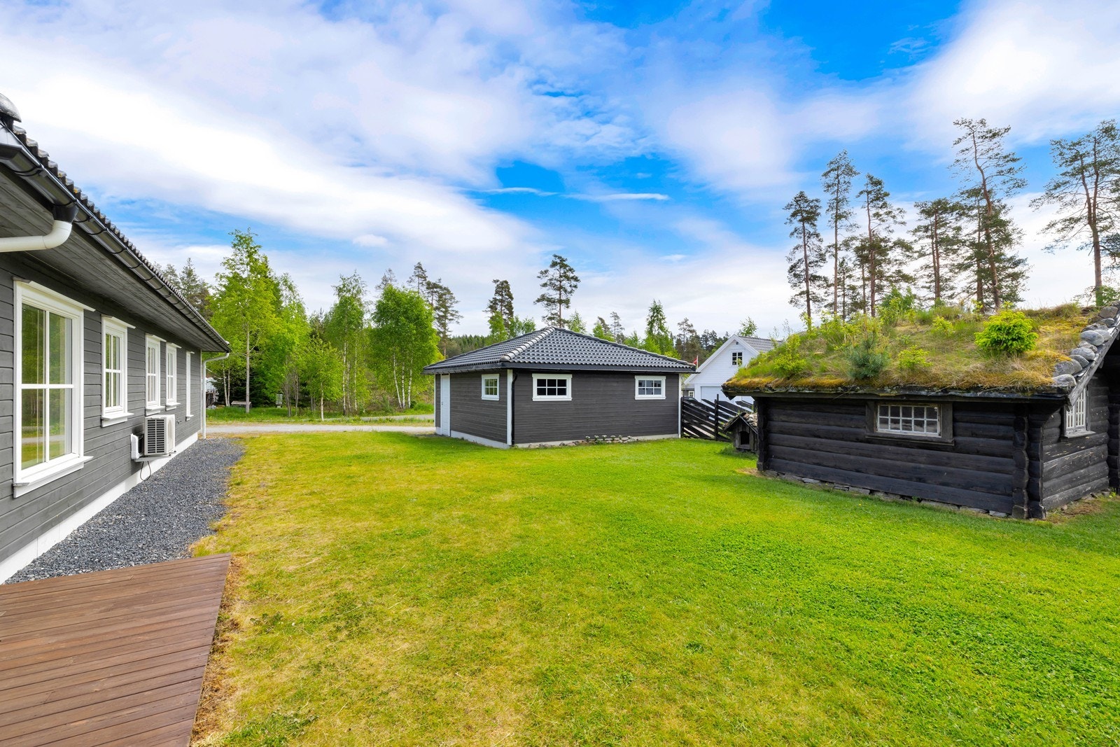 Lettstelte uteområder. Galleribilde