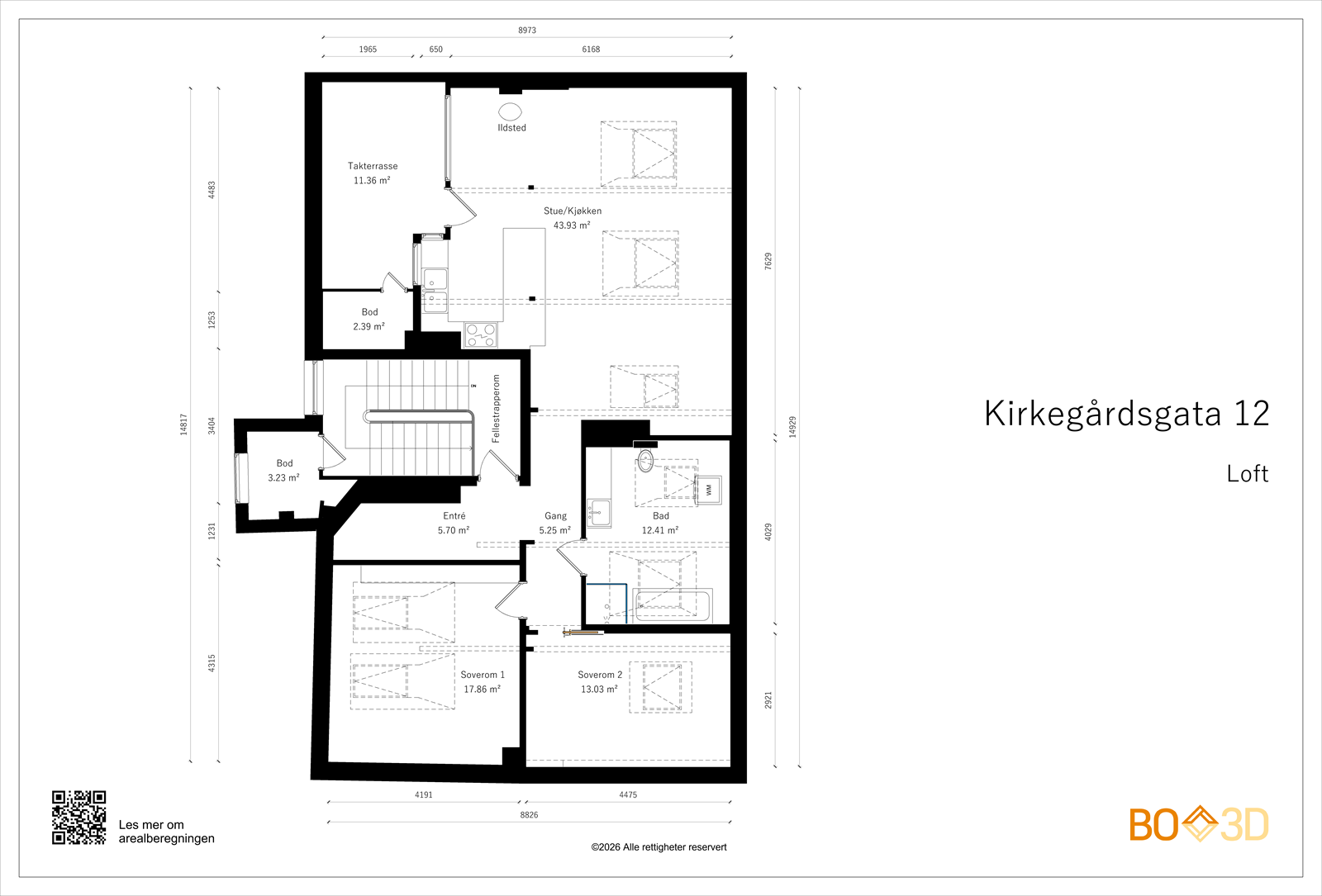 Plantegning Galleribilde