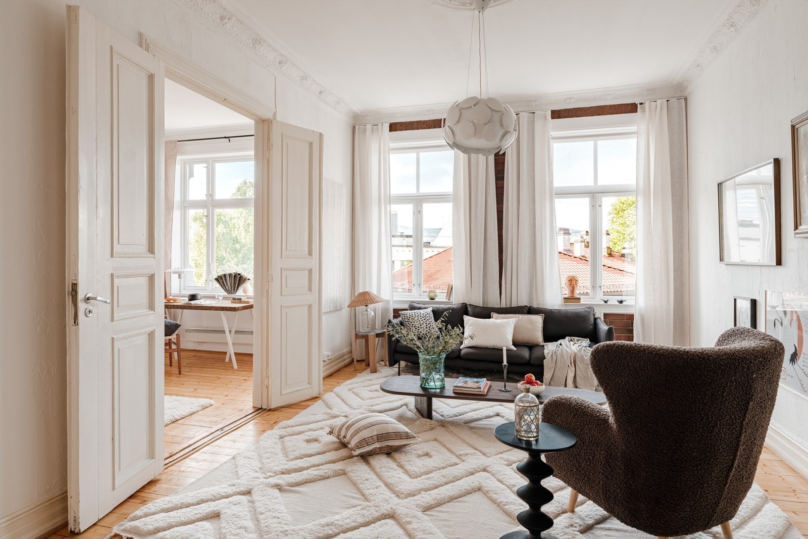 En romslig 2-roms leilighet med sentral beliggenhet på Majorstuen. Galleribilde
