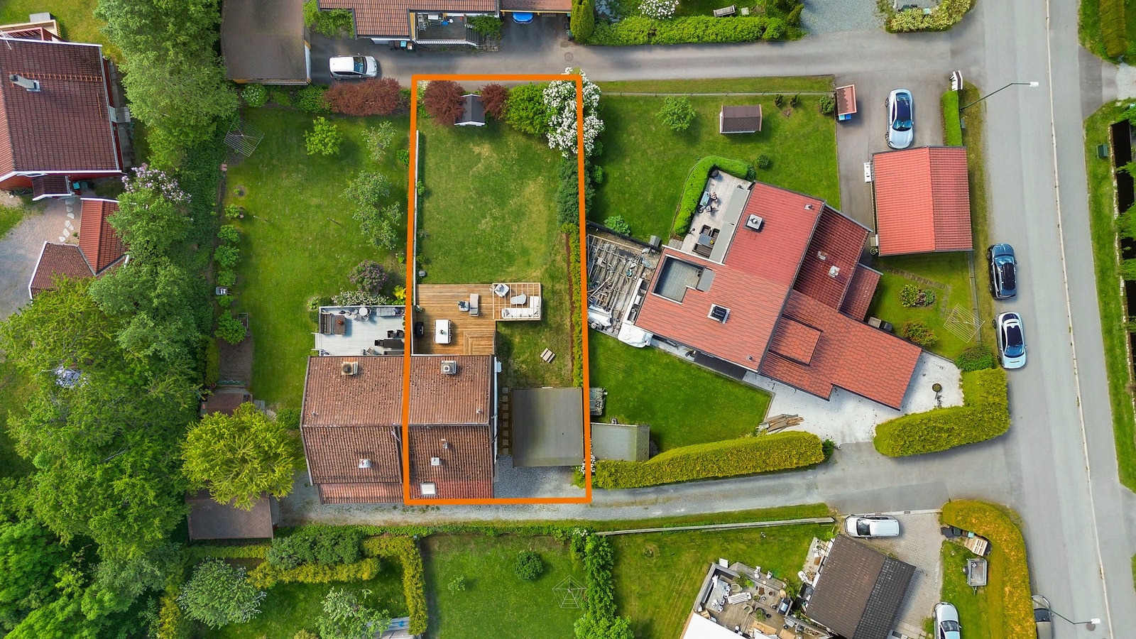 Omtrentlig markering av eiendommen Galleribilde