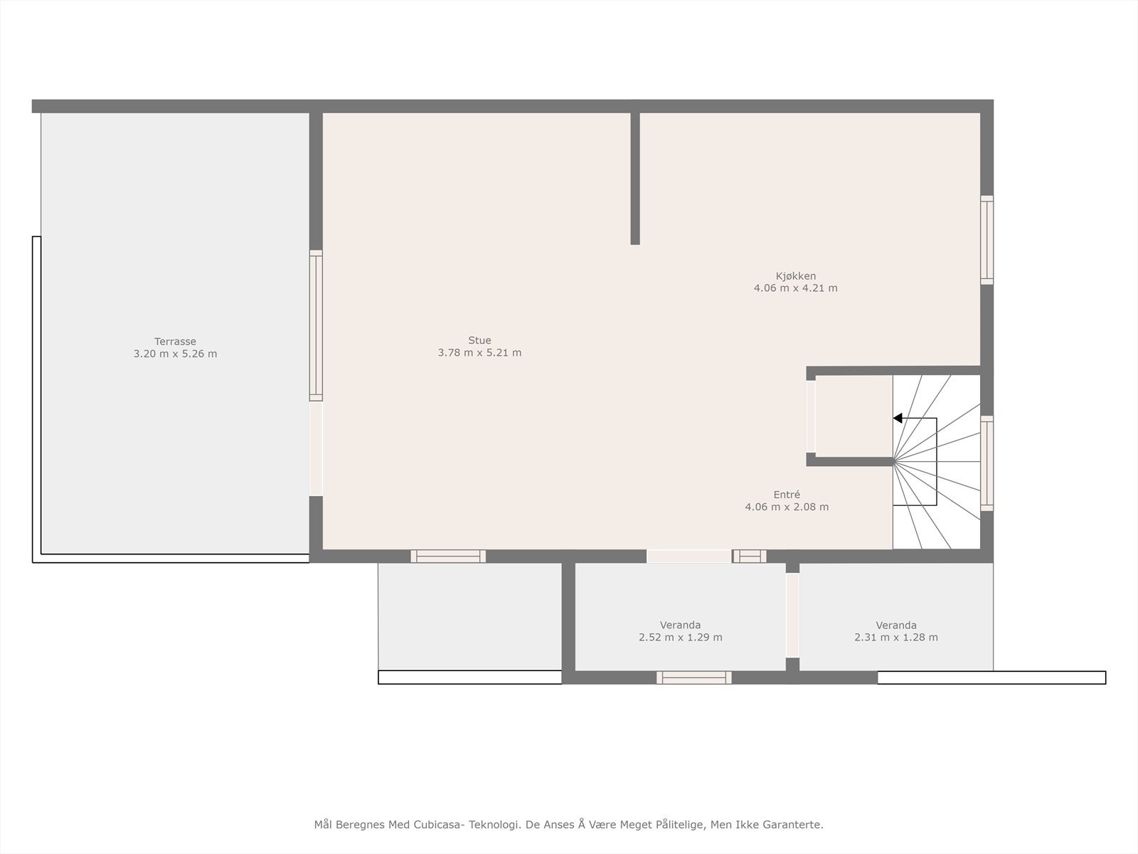 Plantegning 1. etasje Galleribilde