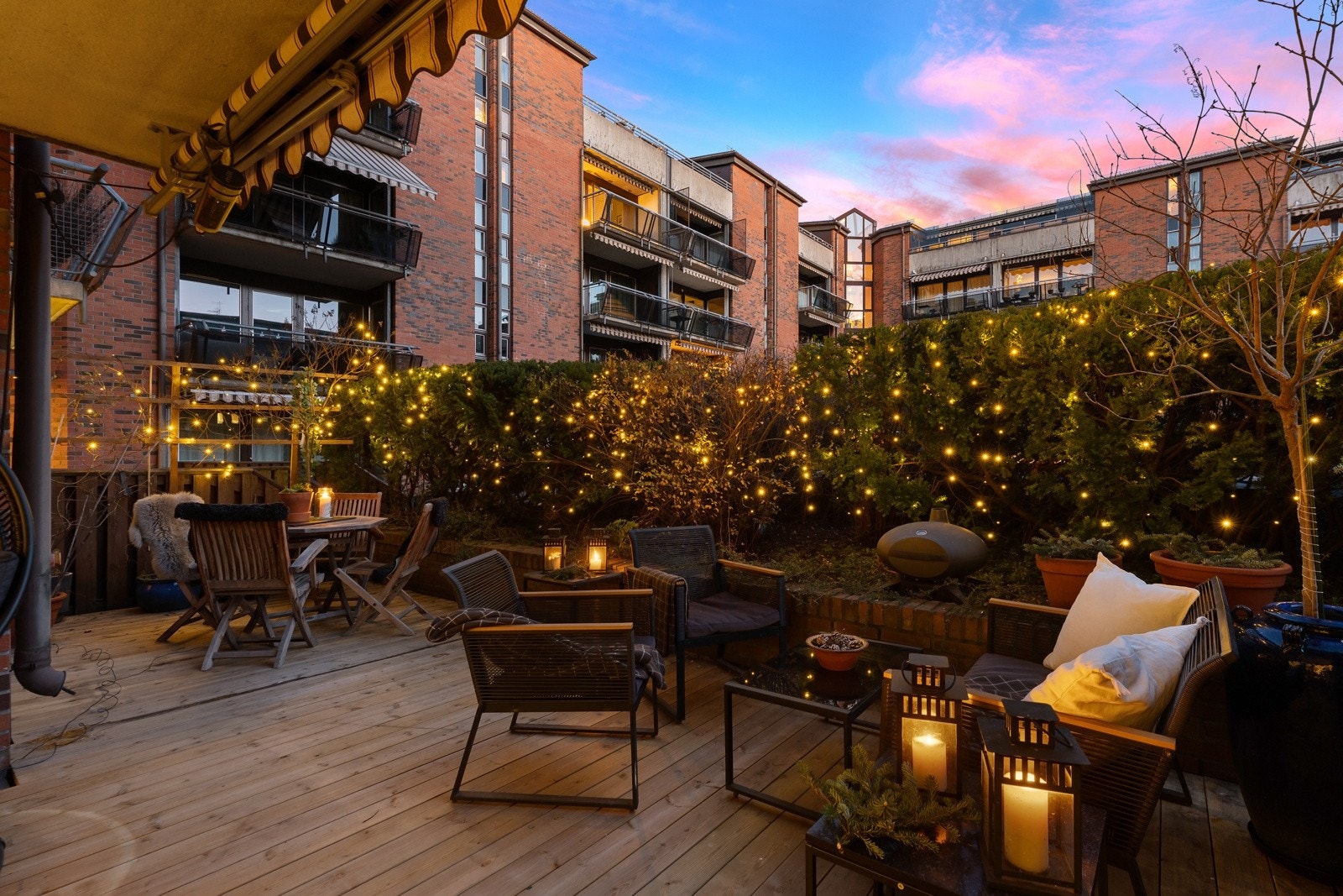 Her får du din egen terrasse midt på Majorstuen på hele 24 kvm og gode solforhold! Galleribilde