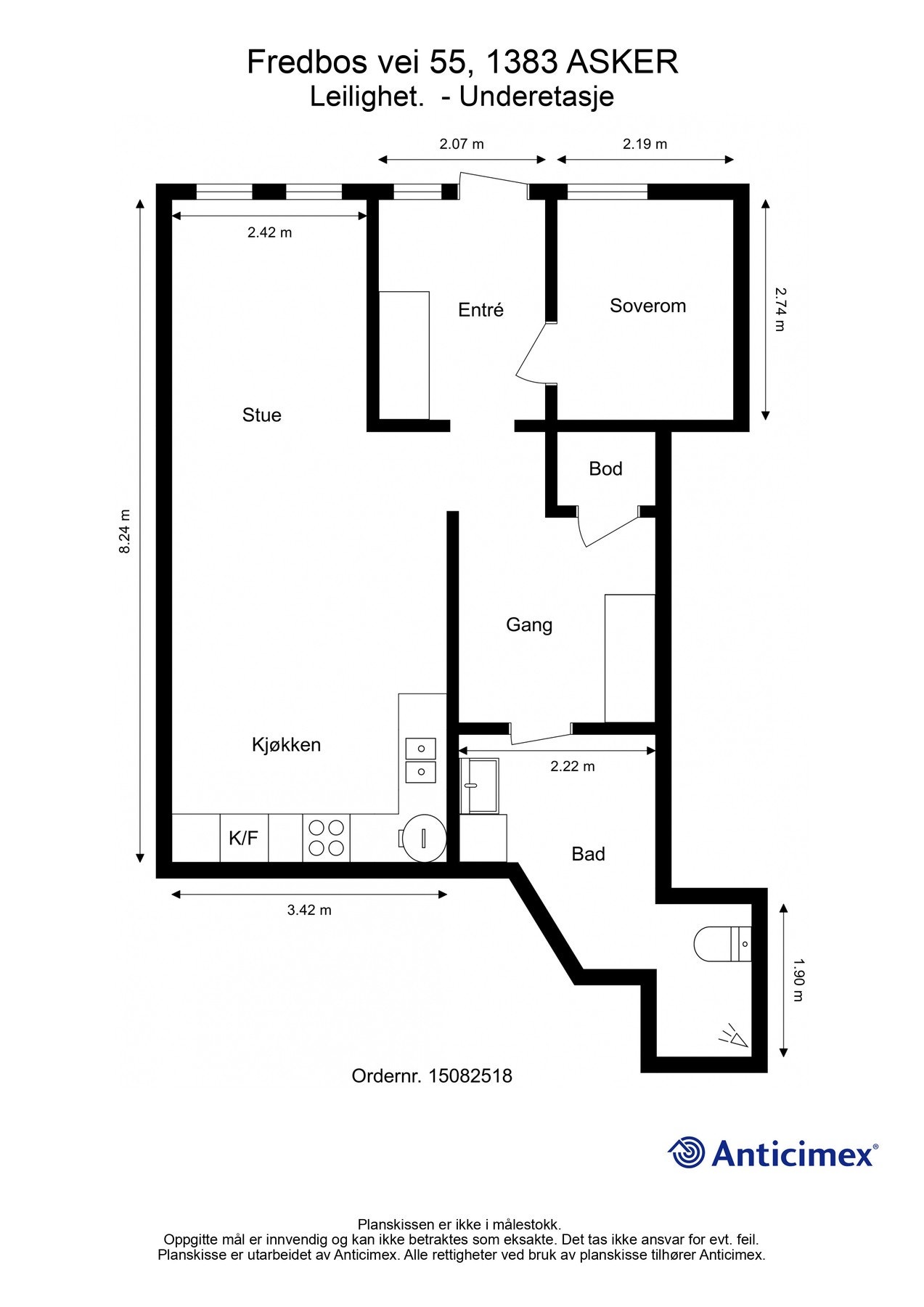 Plantegning Galleribilde