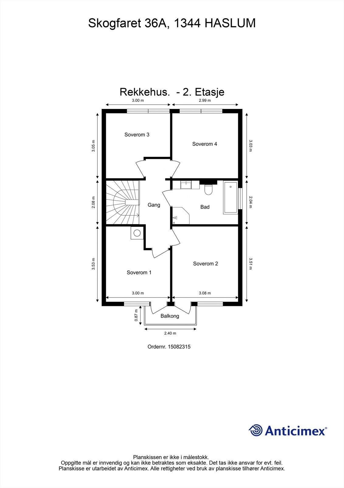 Plantegning 2. Etasje Galleribilde
