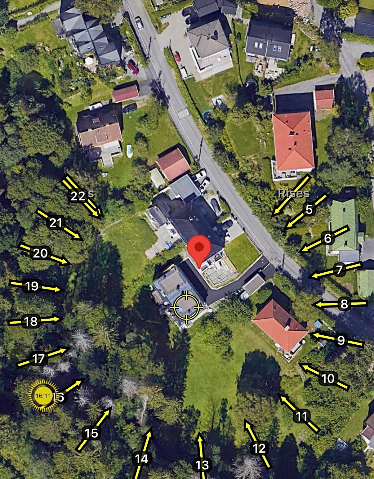 Fantastiske solforhold Galleribilde