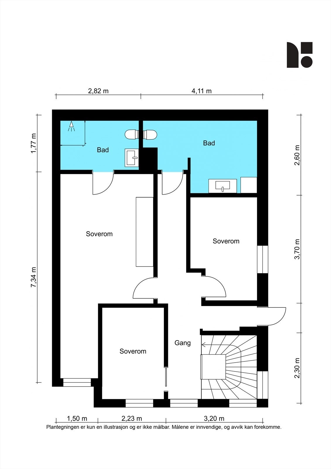 Plantegning - U1 Galleribilde