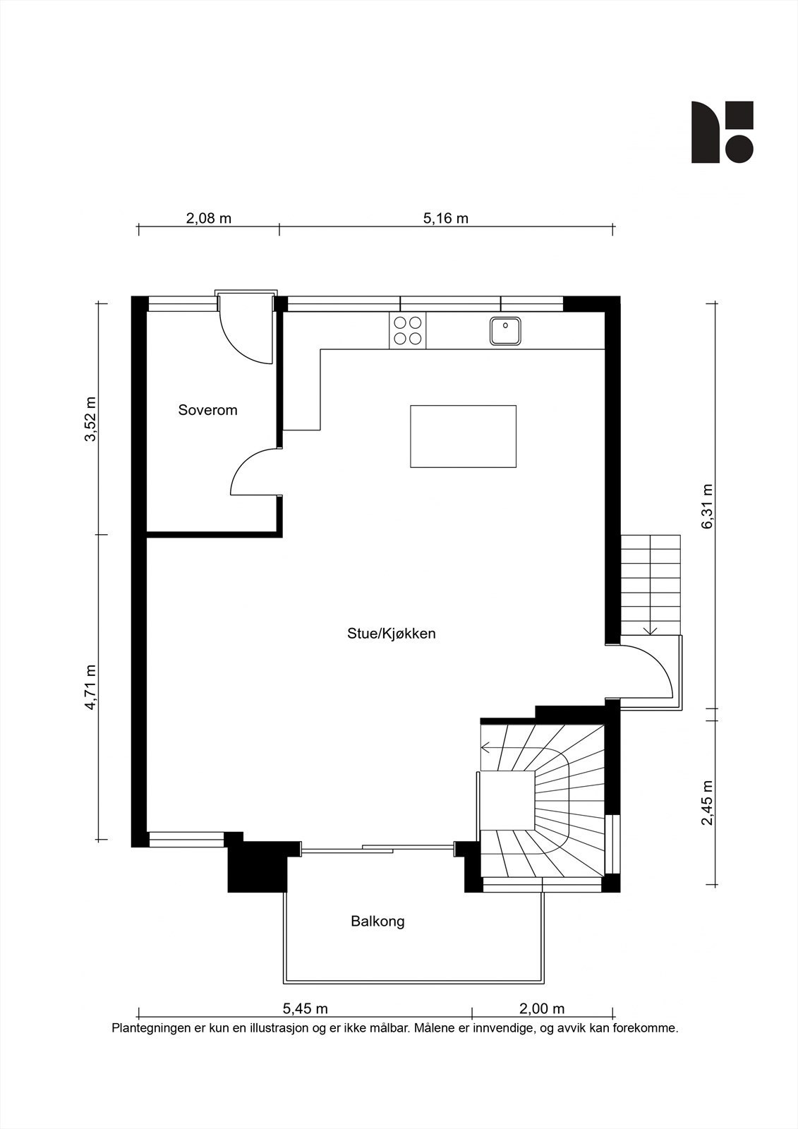 Plantegning - 2. Etasje Galleribilde