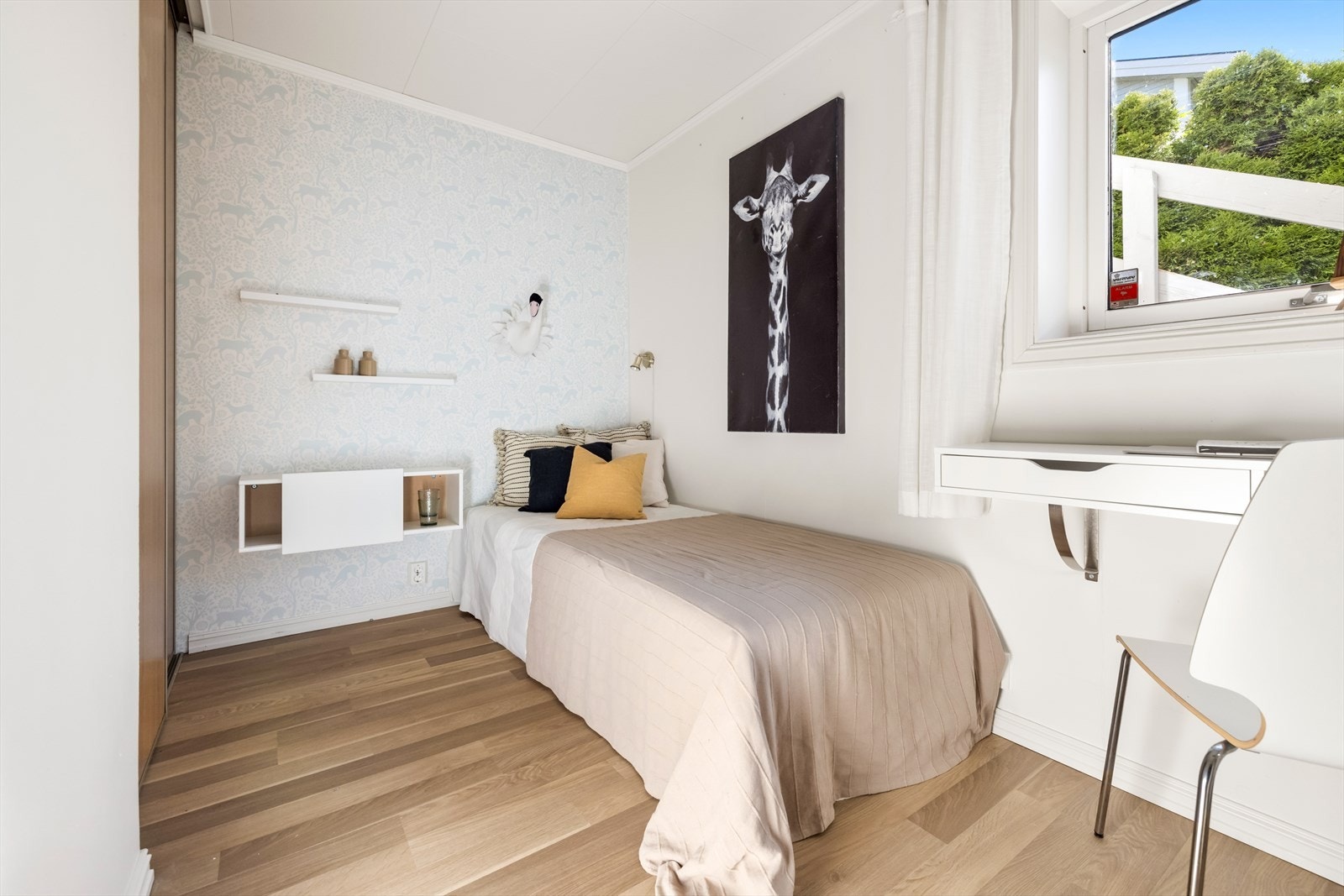 Innredet rom. Galleribilde