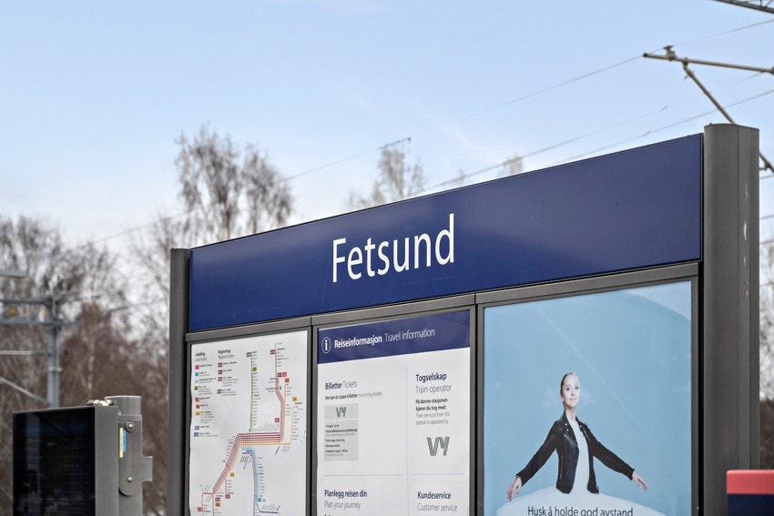 Med toget kommer man seg inn til Oslo S på rundt 20 minutter! Galleribilde