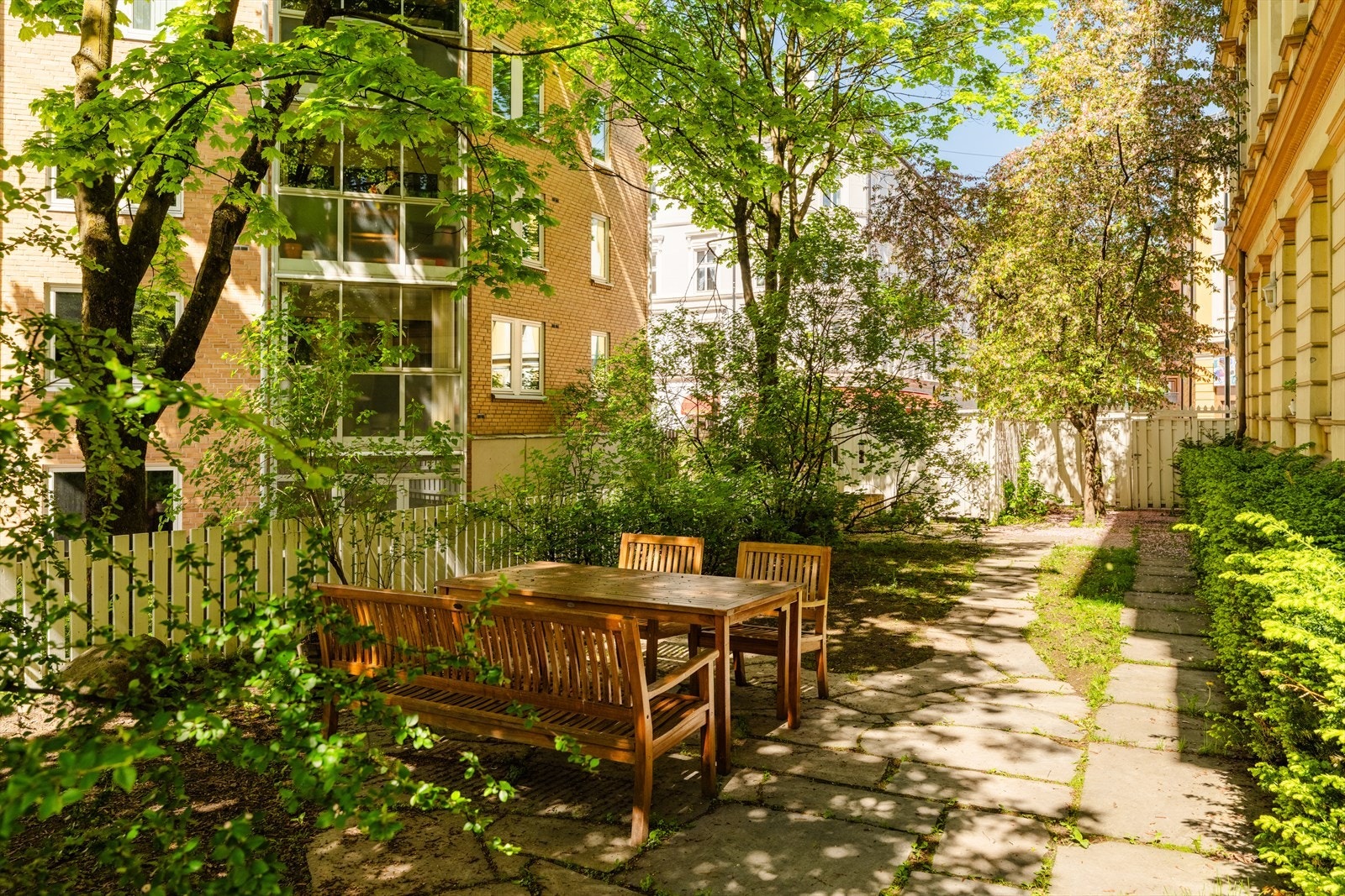 Borettslaget har utrolig hyggelige fellesområder. Galleribilde