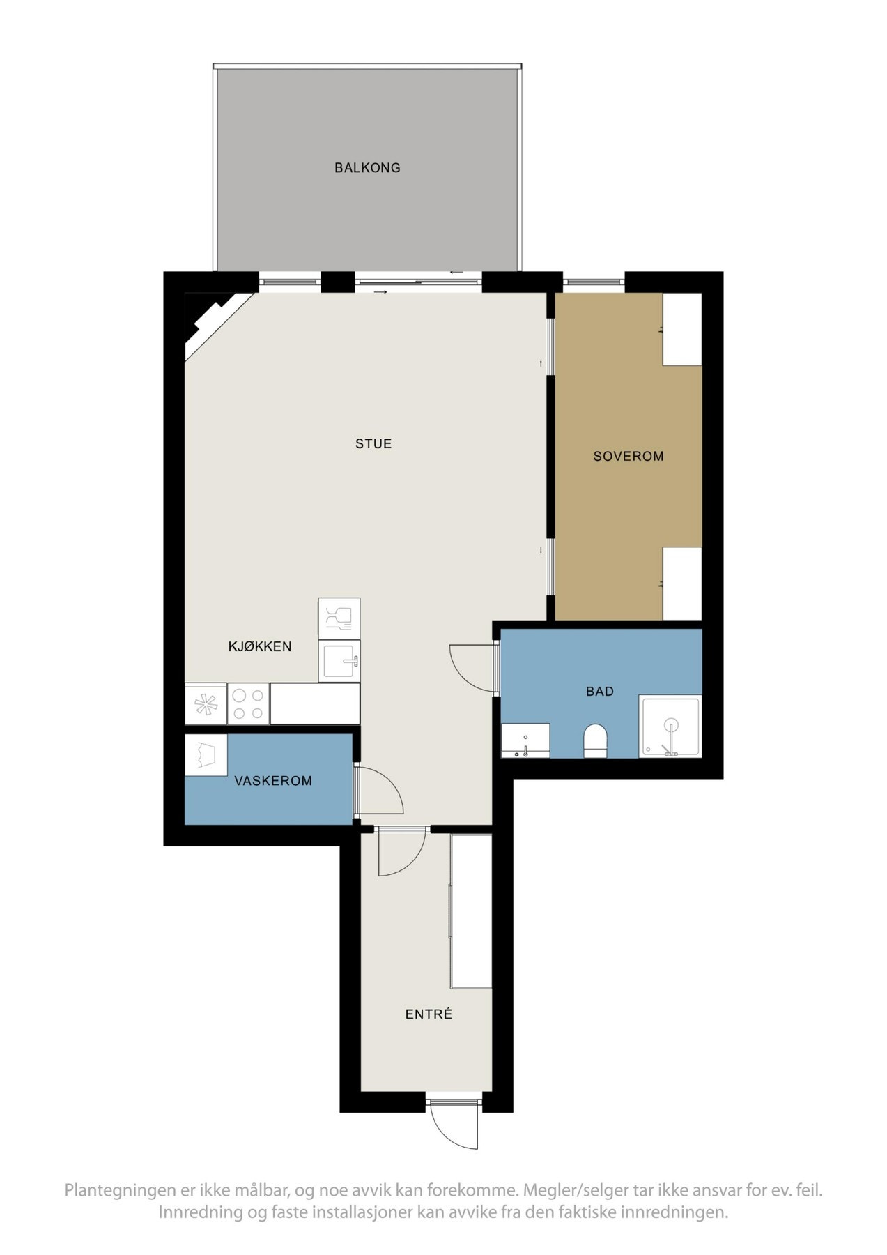 Planskisse Galleribilde