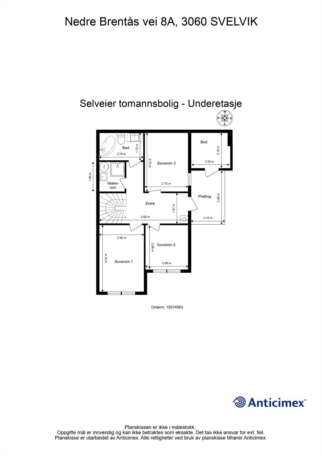 Plantegning- 1. etasje Galleribilde