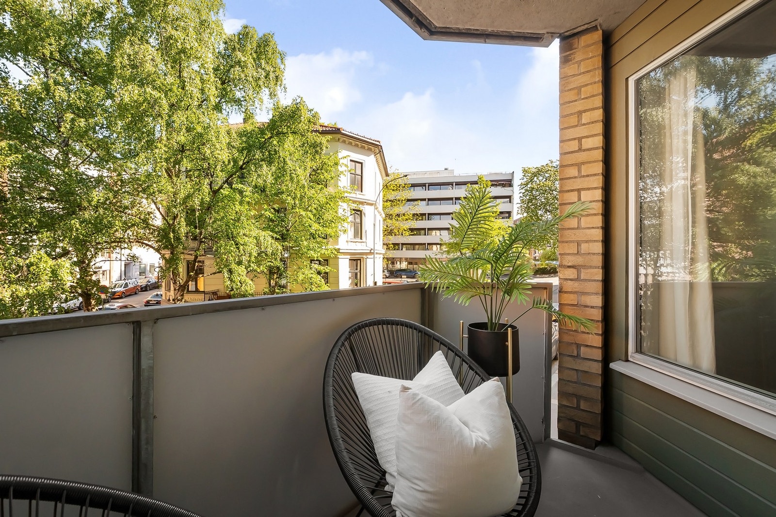 En balkong av god størrelse Galleribilde