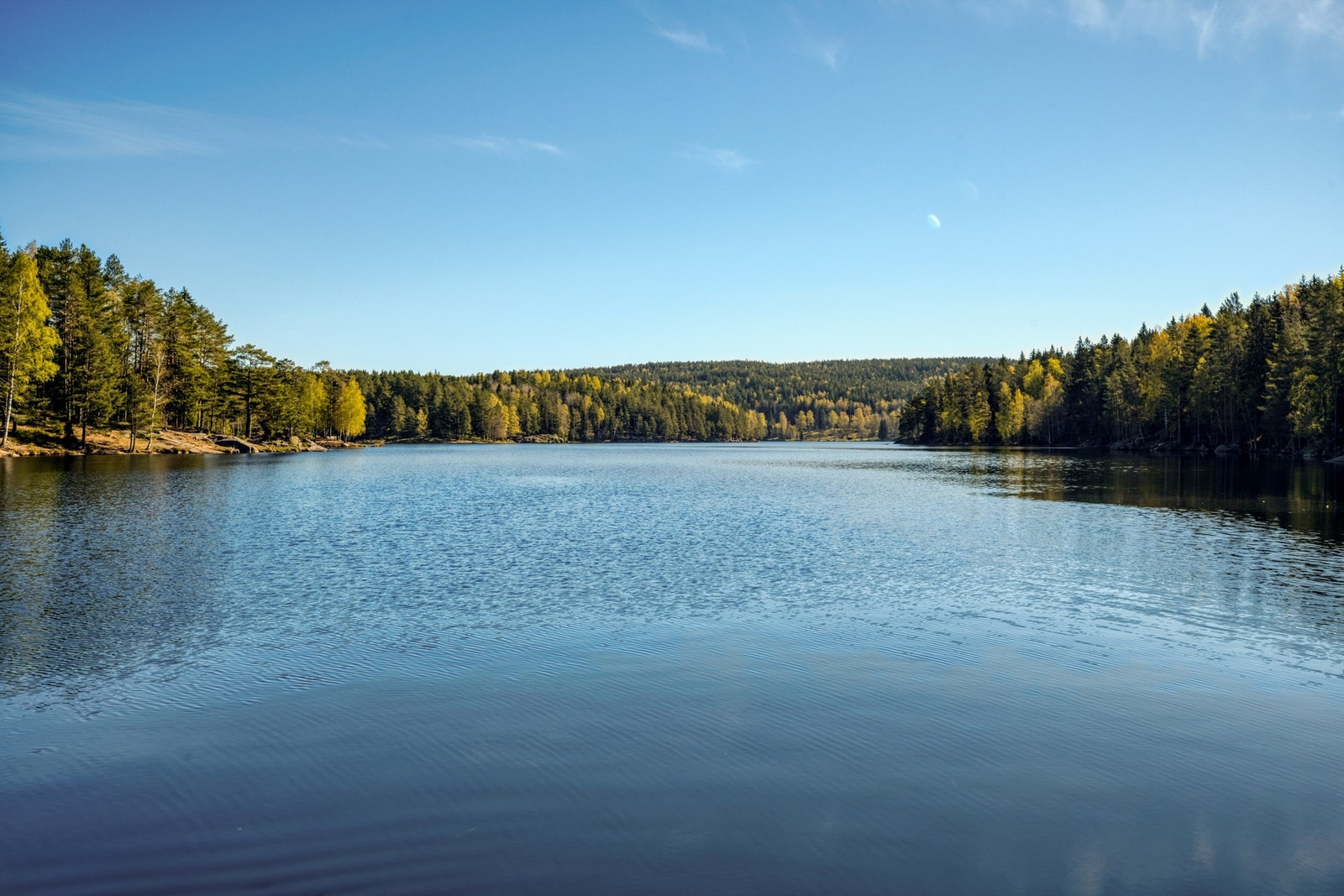 Både Nøklevannet og Østensjøvannet ligger kun en kort gåtur unna leiligheten. Galleribilde