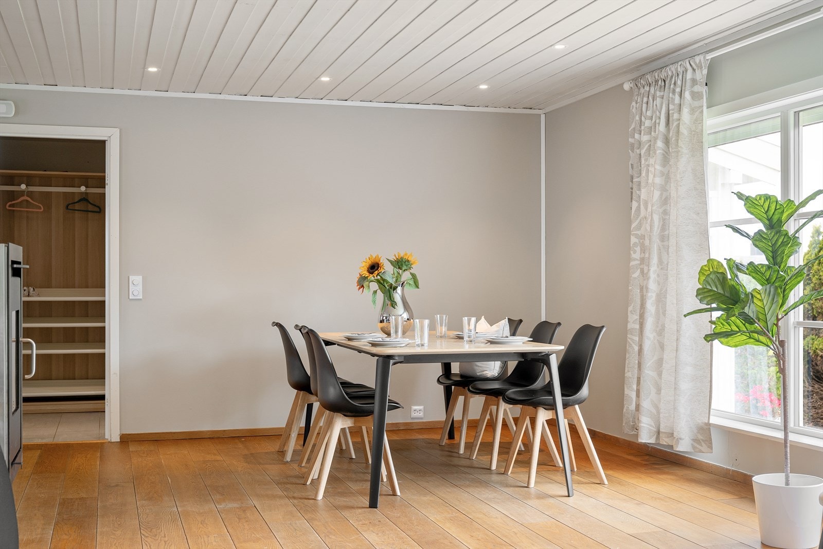 I denne delen er det lagt heltre gulv. Galleribilde