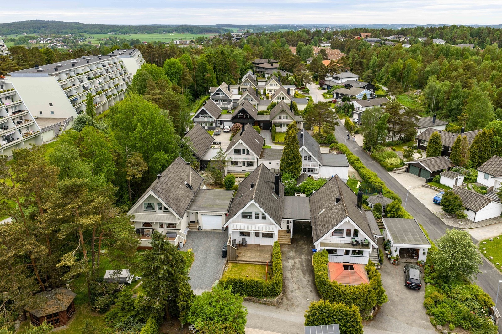 Trygg og kort skolevei til Hannestad barneskole og idrettsplassen. Galleribilde