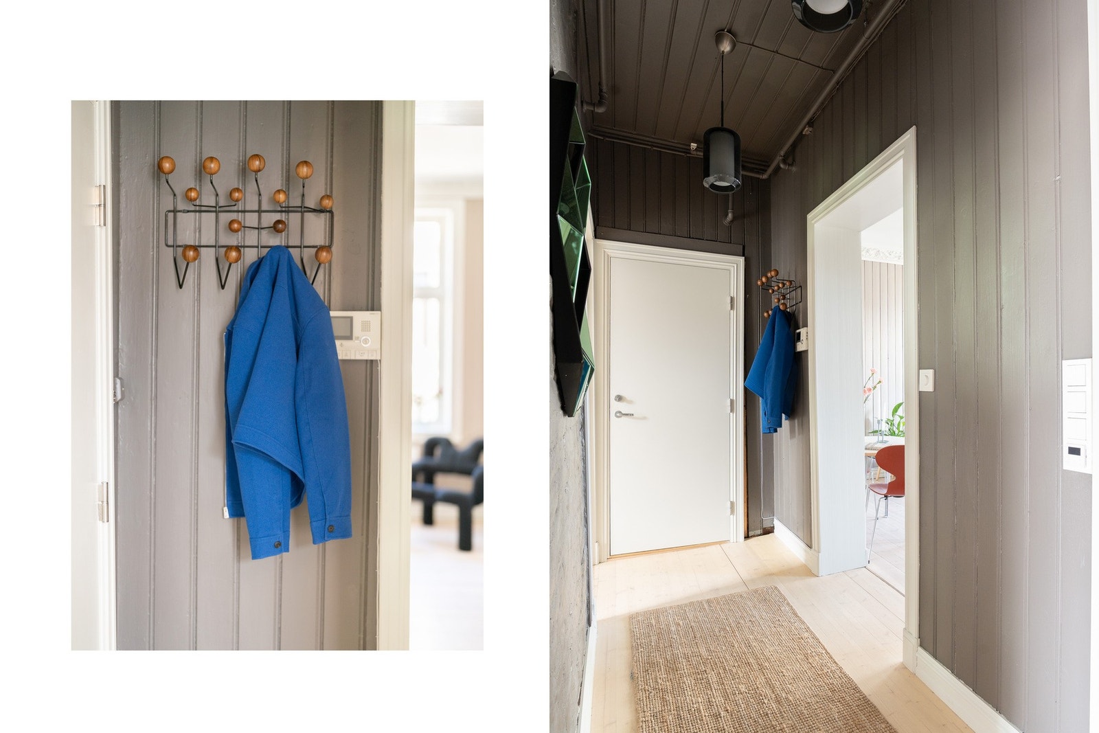 Entreen er både innbydende og pen, med muligheter for oppheng av yttertøy. I tillegg til innvendige arealer disponerer leiligheten 3 boder. Galleribilde
