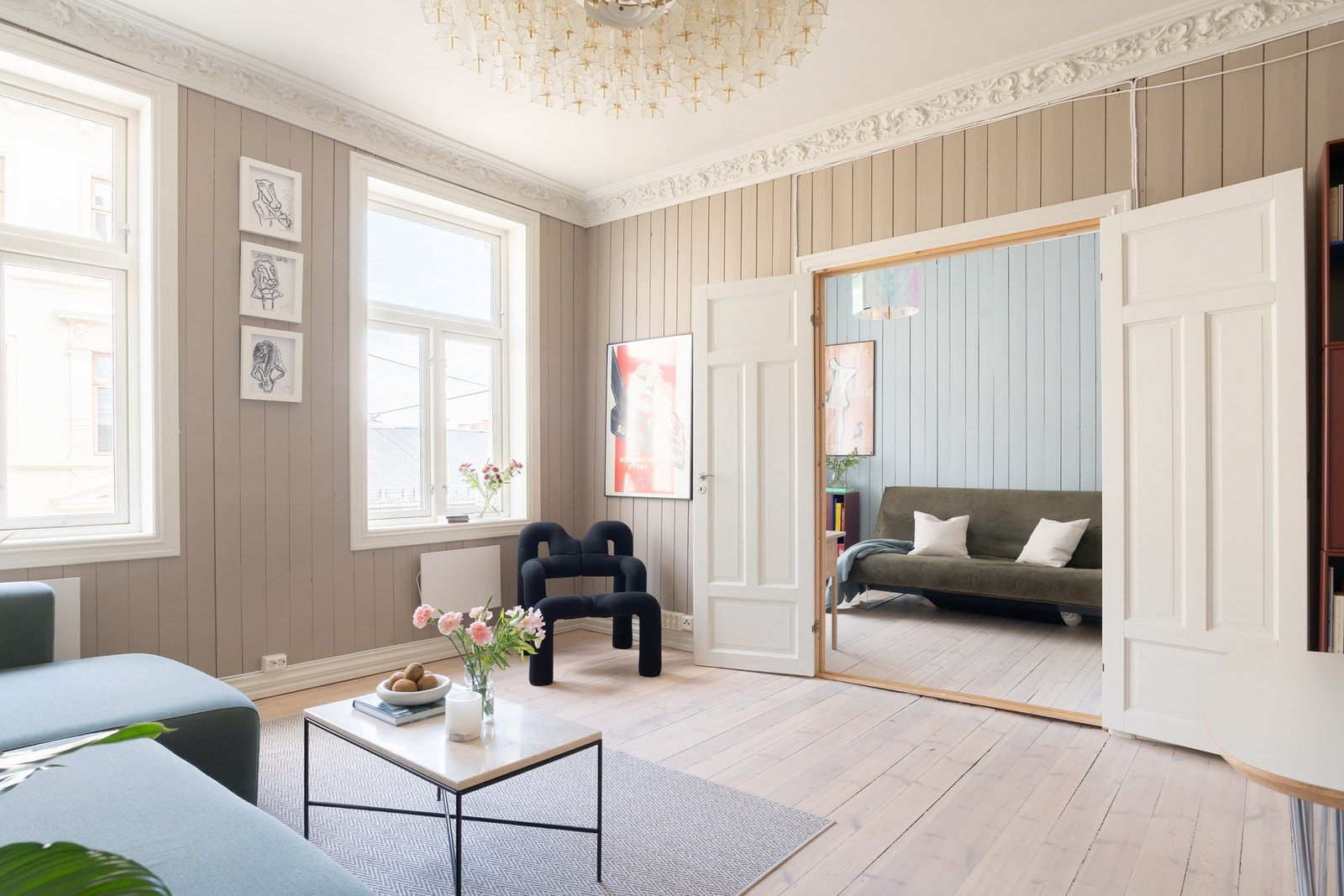 Velkommen til Wilses gate 10 og denne nydelige leiligheten! Foto: Flinke Kevin Fauske Galleribilde