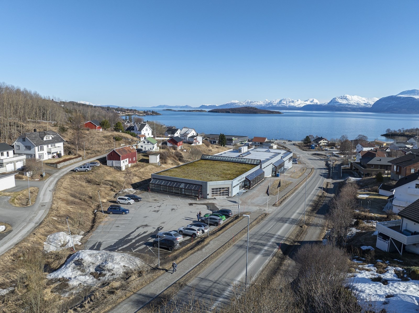 Dronefoto Galleribilde