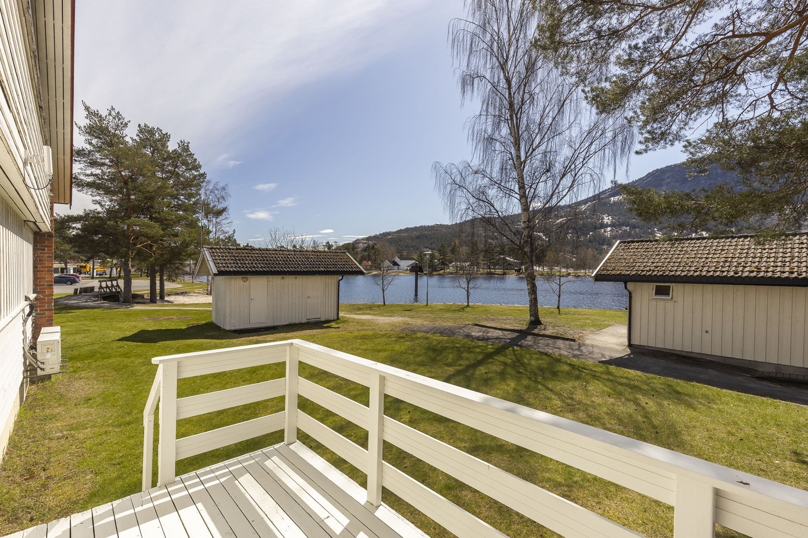 Utsikt fra terrasse Galleribilde