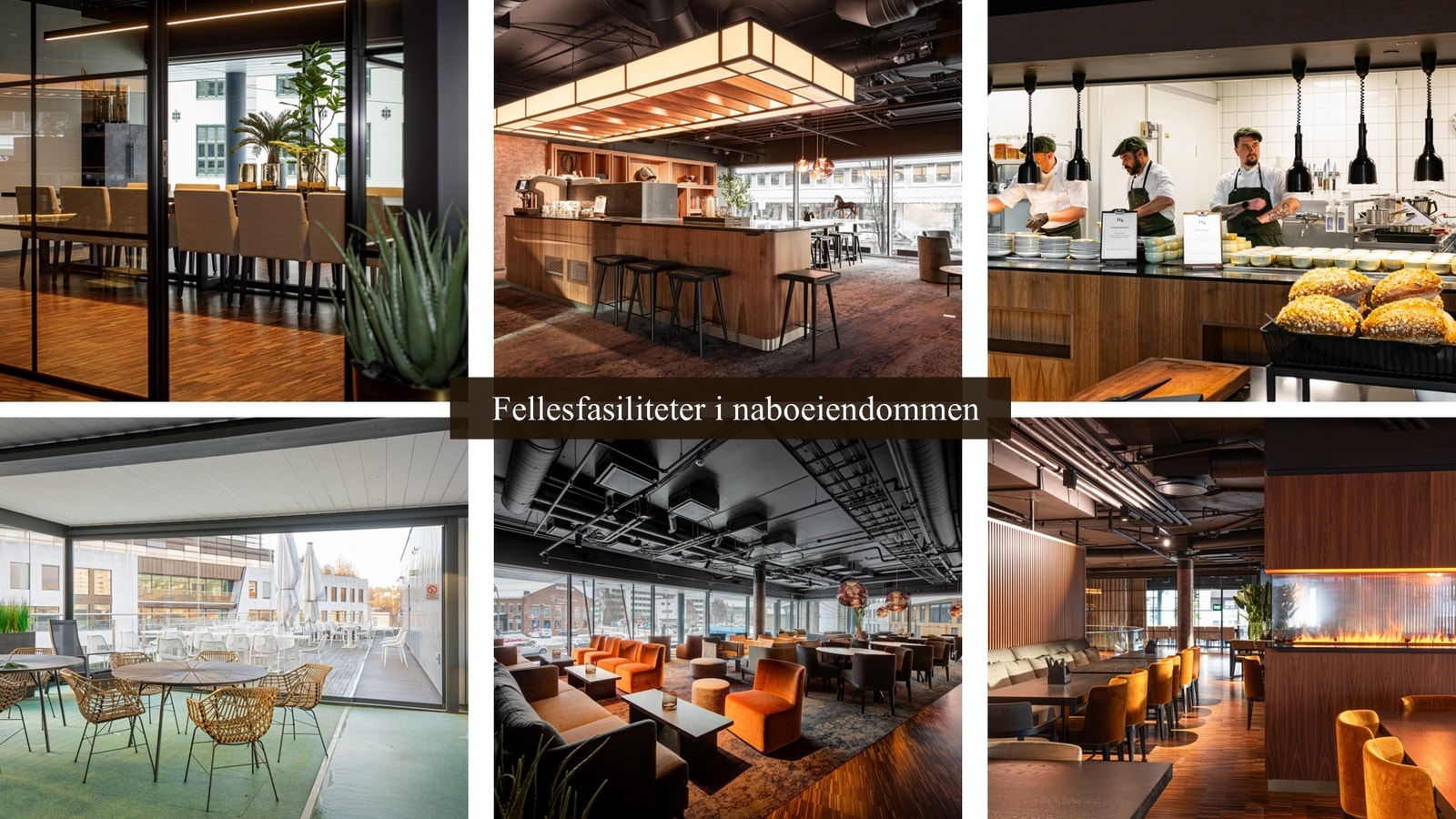 Leietaker har tilgang til fellesfasiliteter i nabobygget Galleribilde