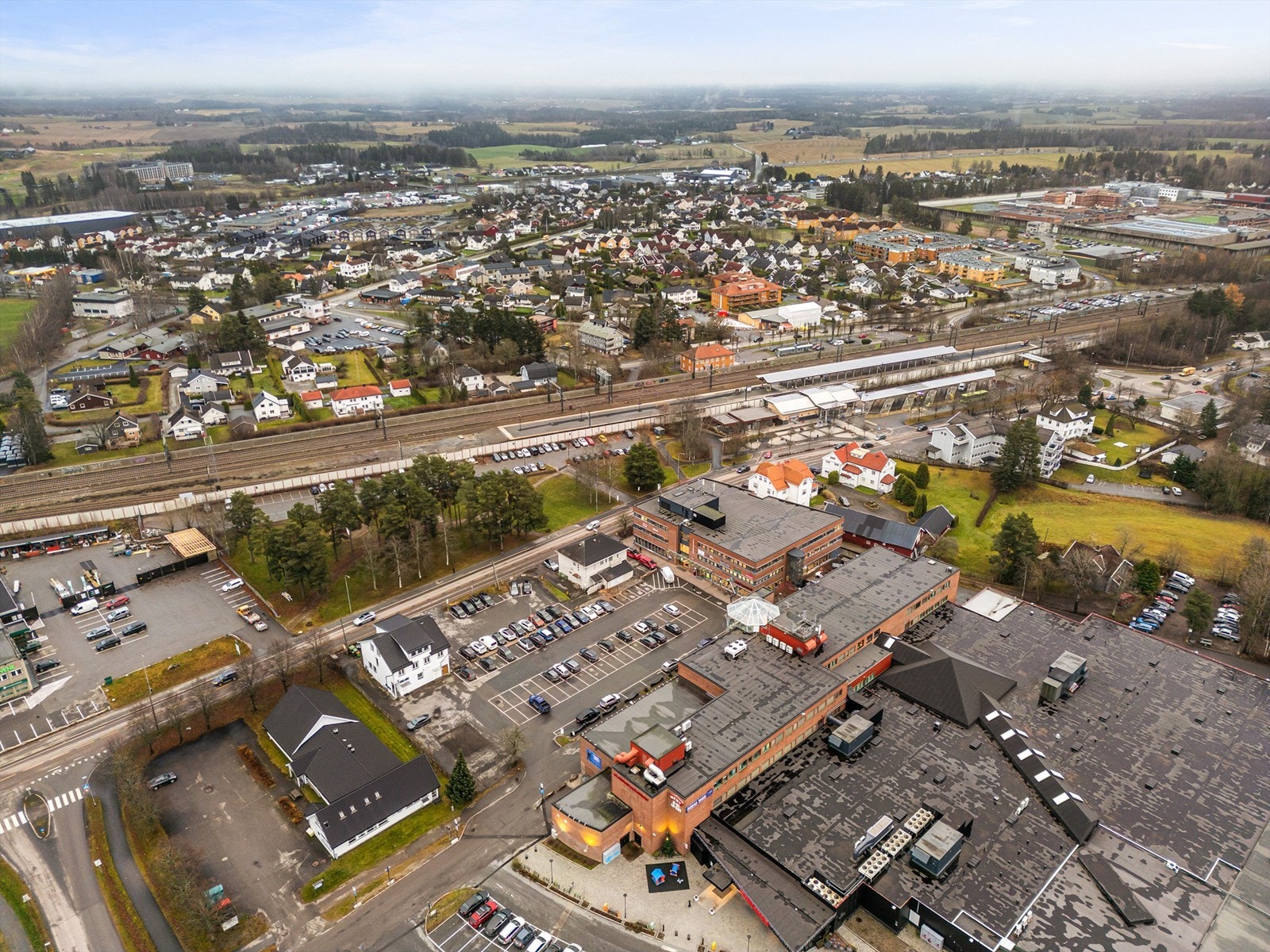 Kun et par minutter fra Kløfta stasjon Galleribilde
