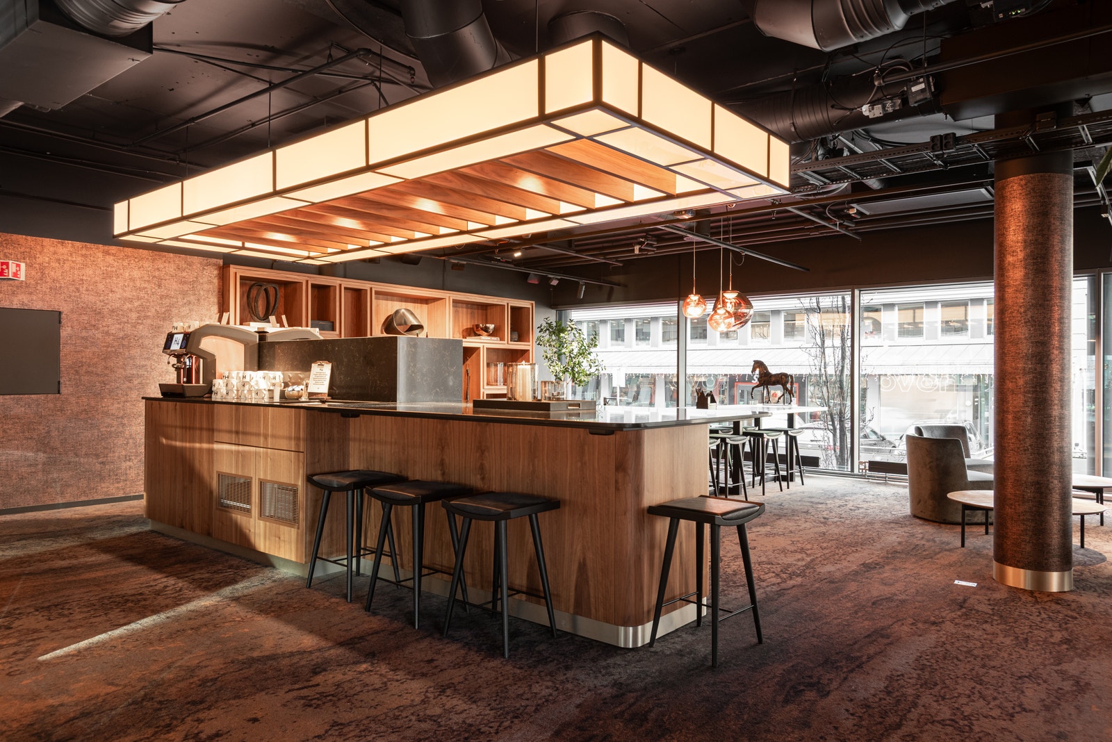 In-house kaffebar Galleribilde