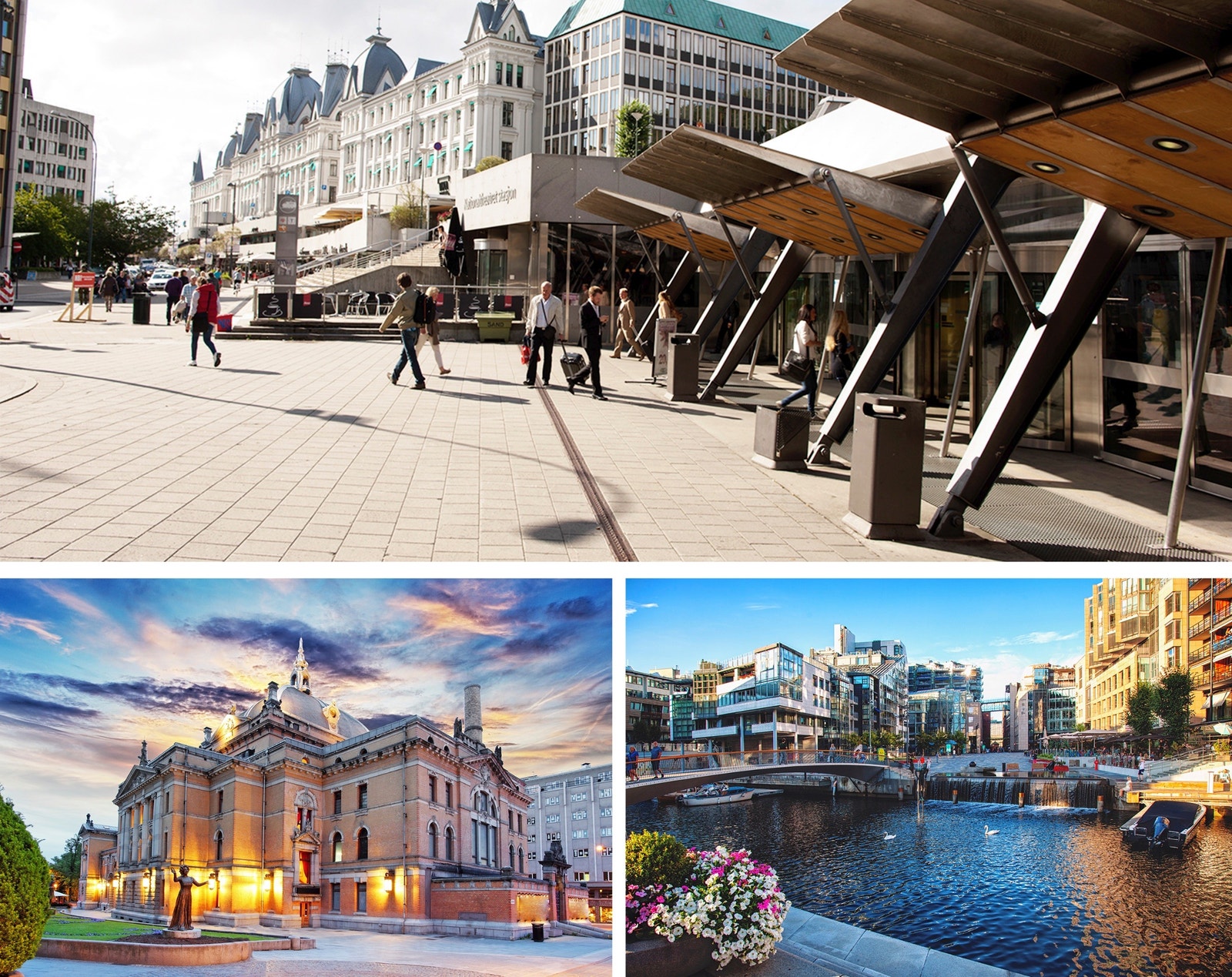 Gangavstand til Nationaltheatret og Aker Brygge Galleribilde