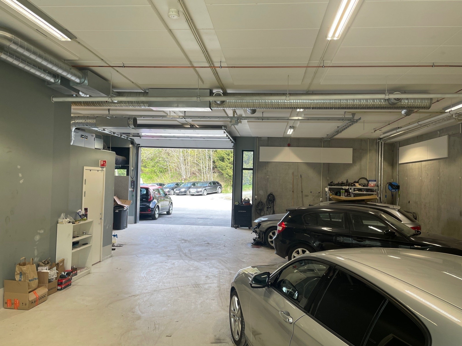 Trykkluft og 400V tilgjengelig Galleribilde