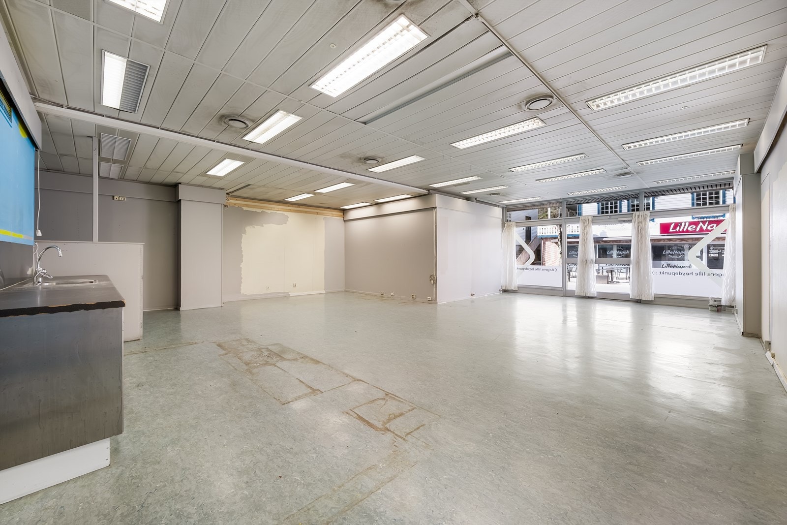 Lokaler til tidligere Mix-kiosk. Galleribilde