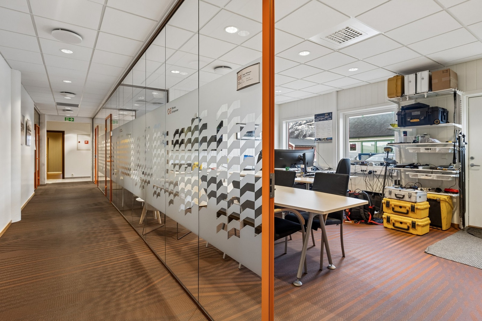 Kontor og gang Galleribilde