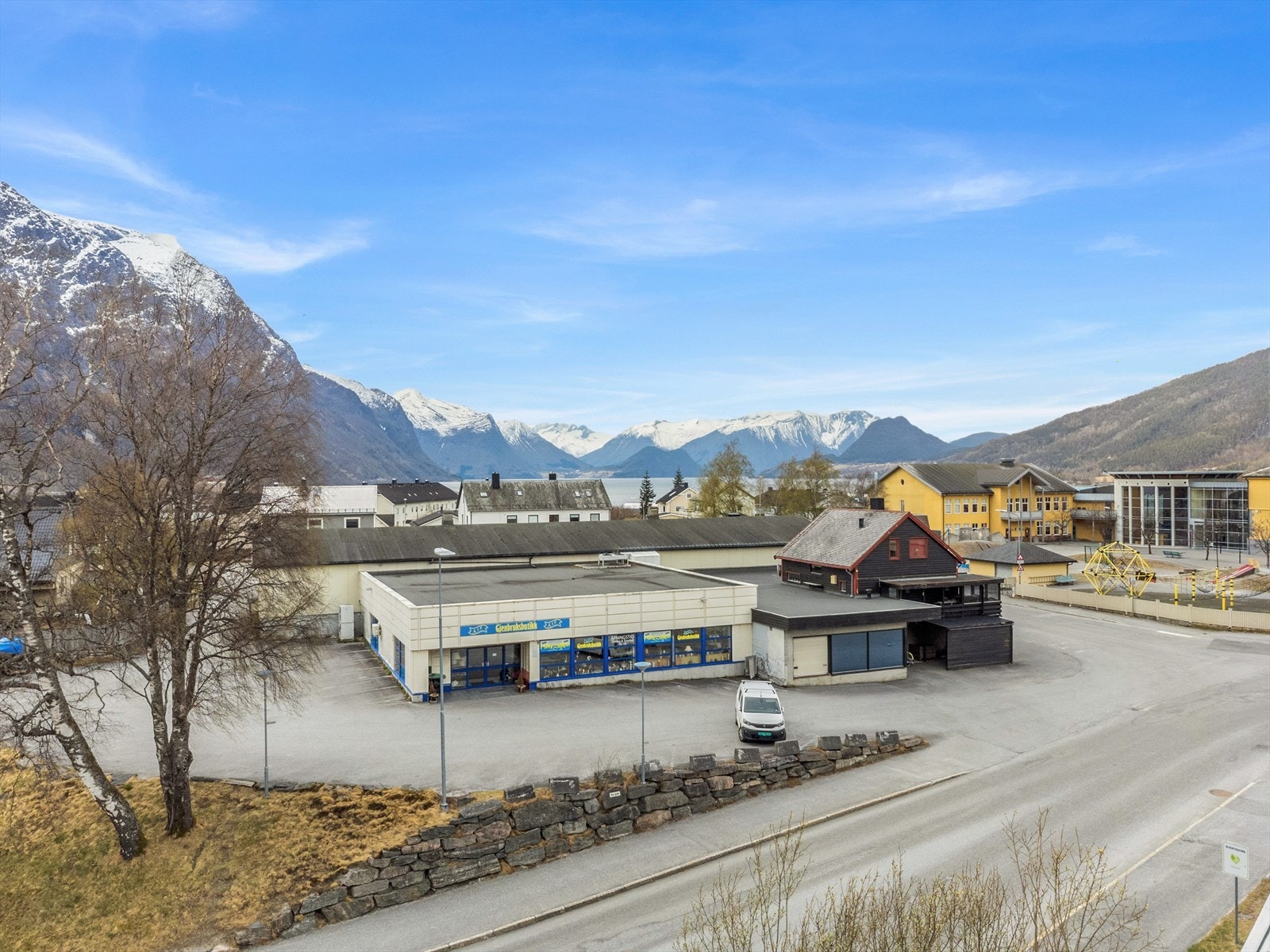 Dronefoto Galleribilde