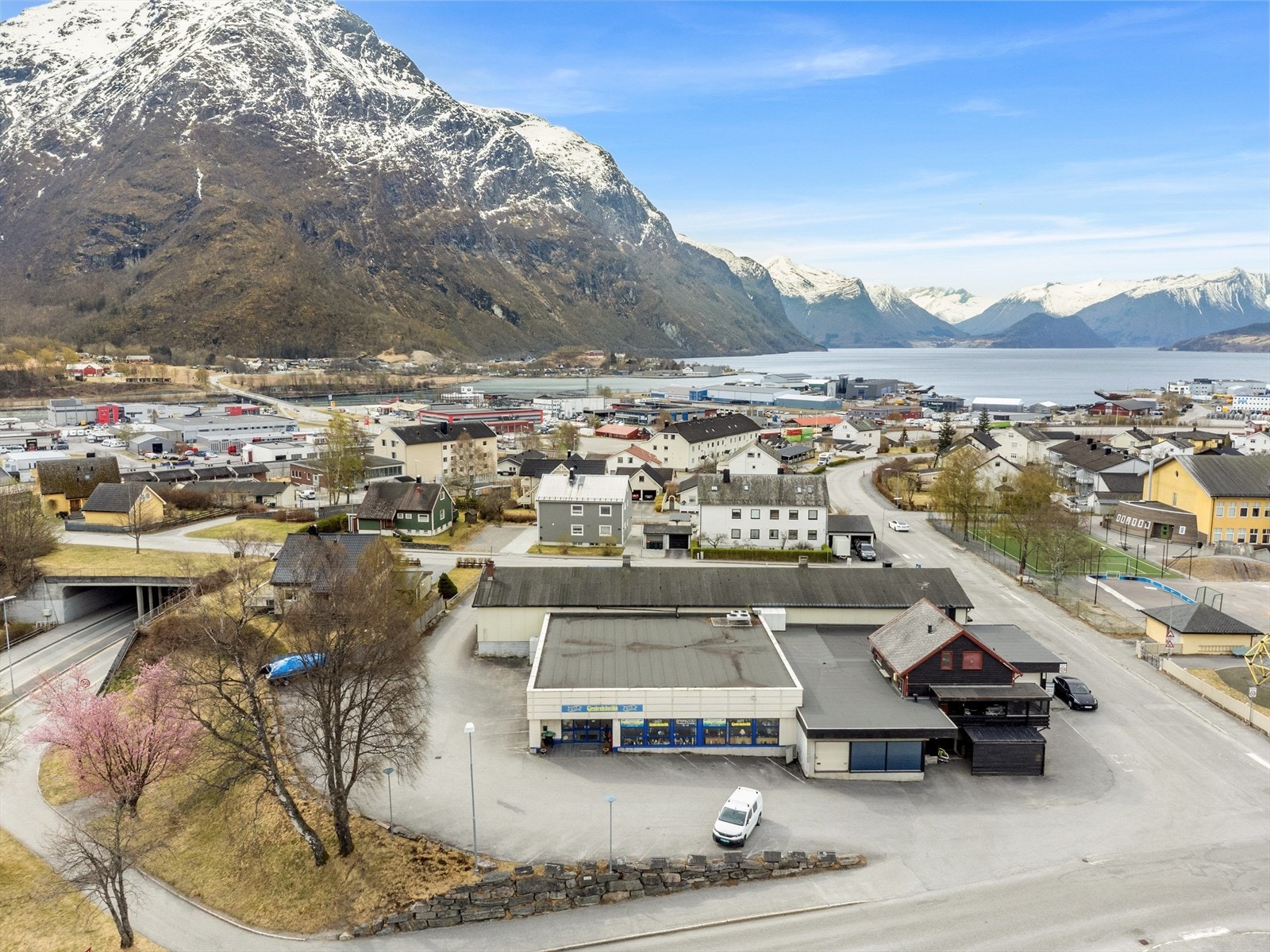 Dronefoto Galleribilde