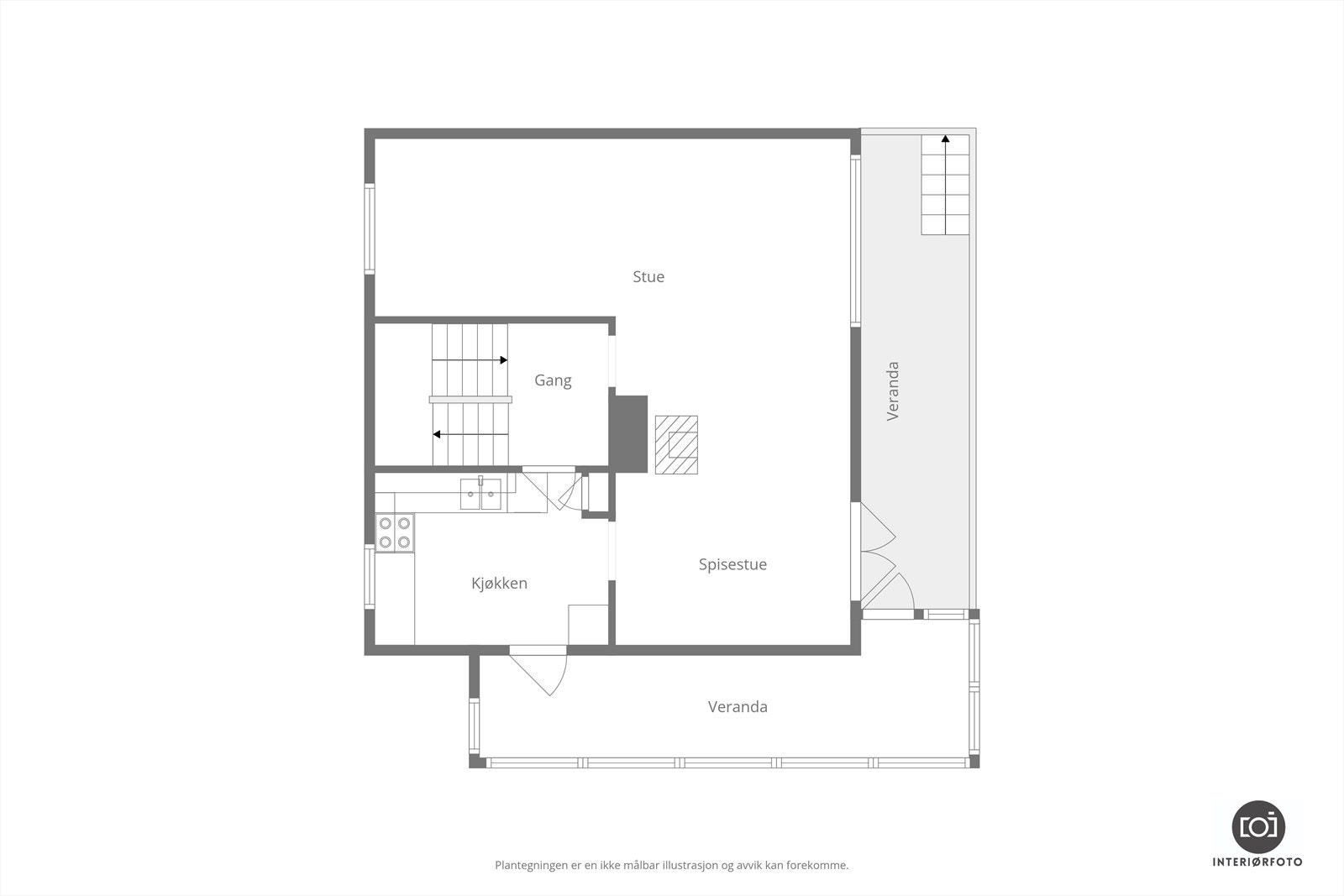 Plantegning Galleribilde