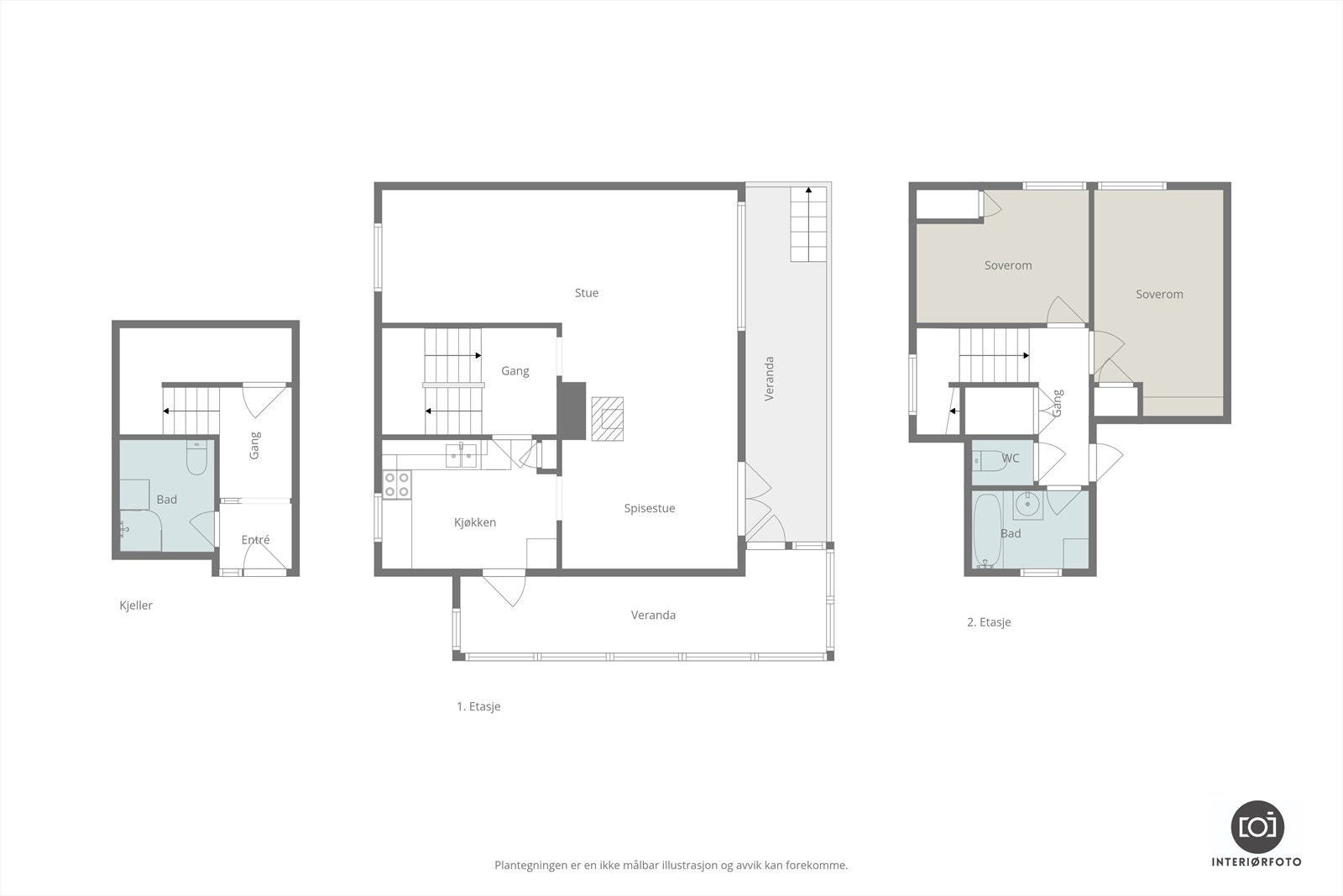Plantegning Galleribilde